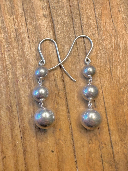 Georg Jensen Hängeohrringe aus 925er Sterlingsilber