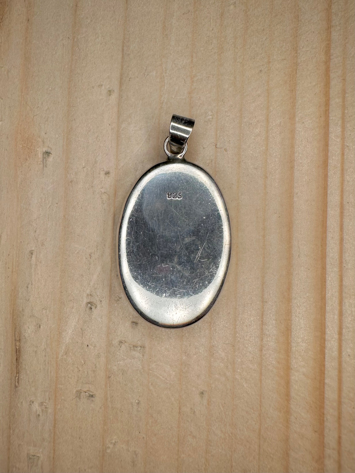Turquoise Oval 925 Sterling Silver Pendant