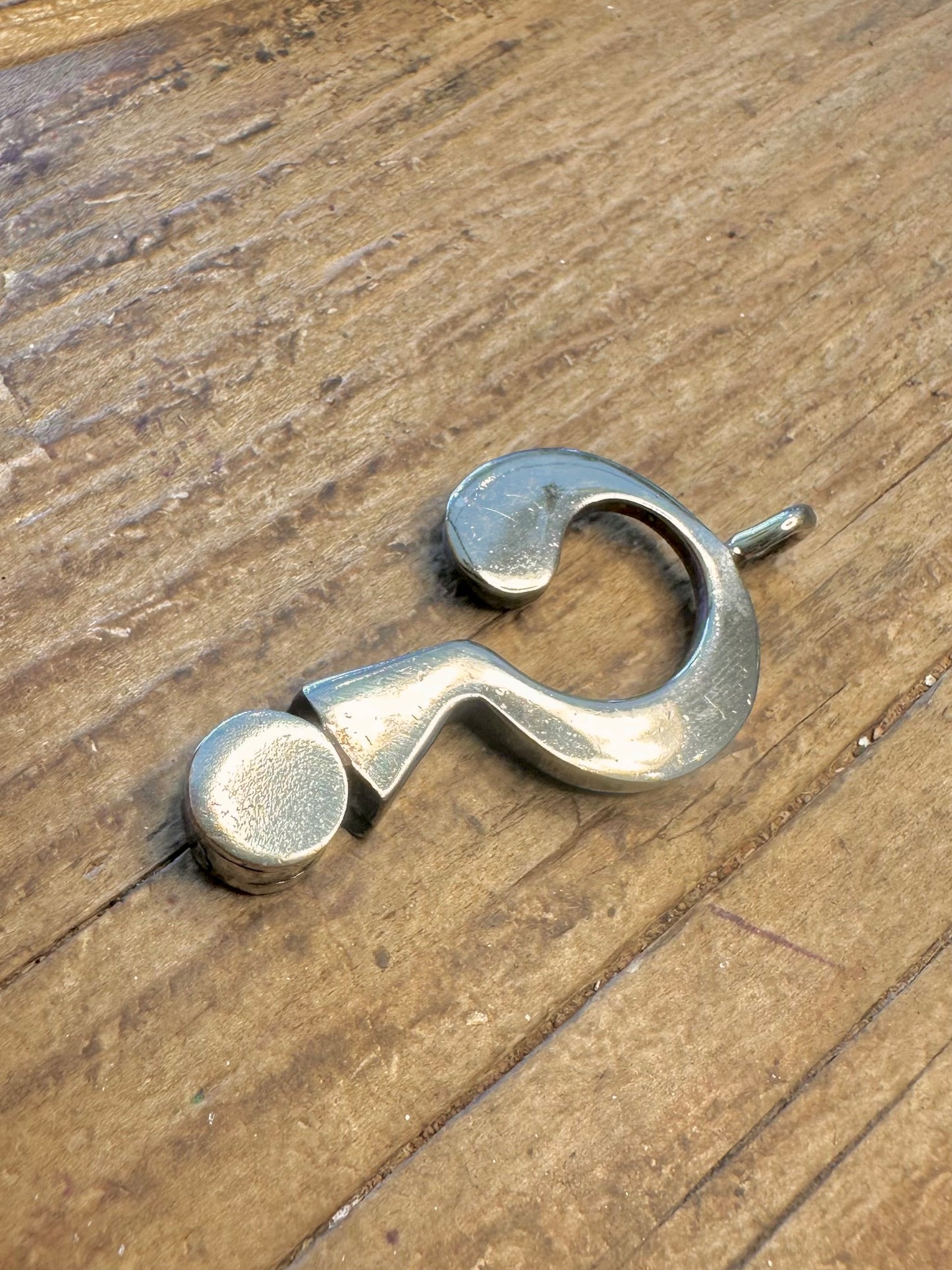 Question Mark 925 Sterling Silver Pendant