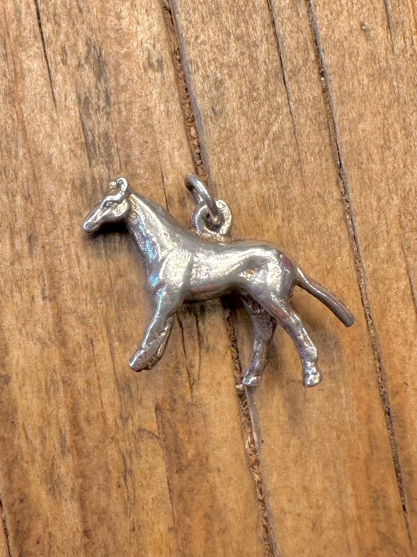 Pferde-Charm-Anhänger aus 925er Sterlingsilber