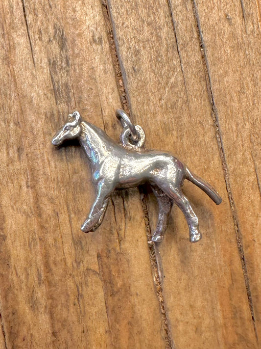Horse 925 Sterling Silver Charm Pendant