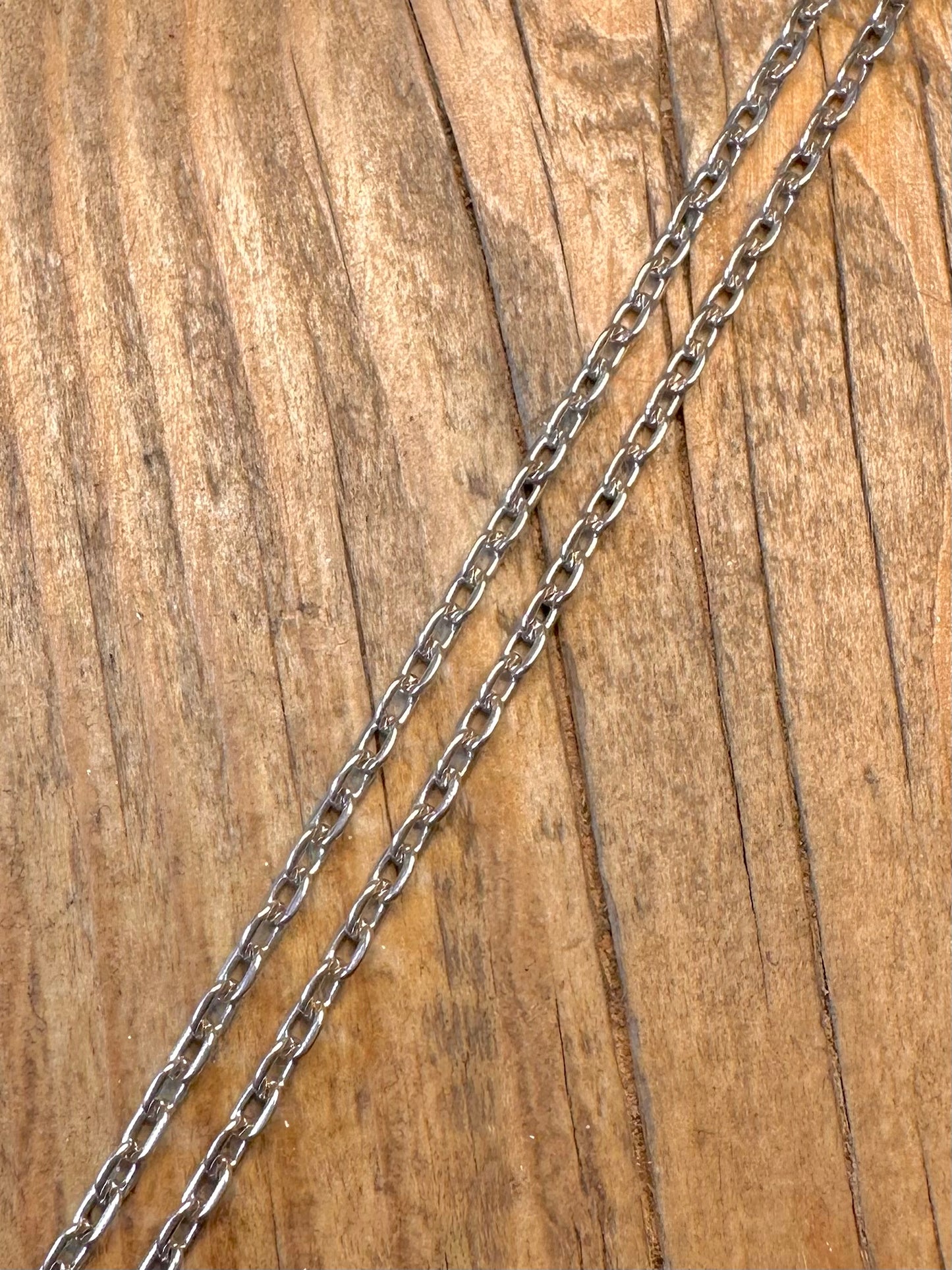 Cable Link Chain 925 Sterling Silver 25 inch Necklace