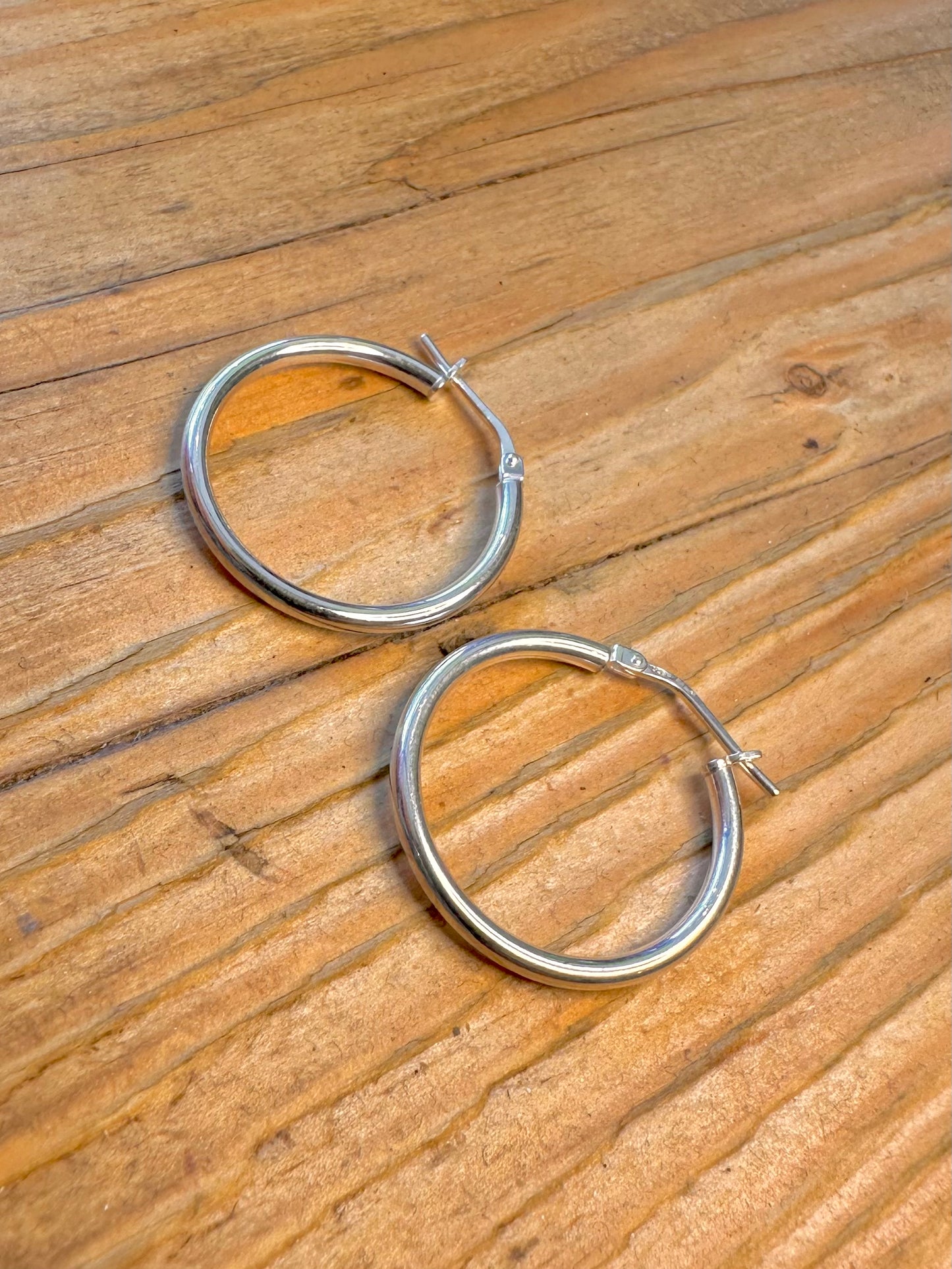 Hoops 925 Sterling Silver Earrings