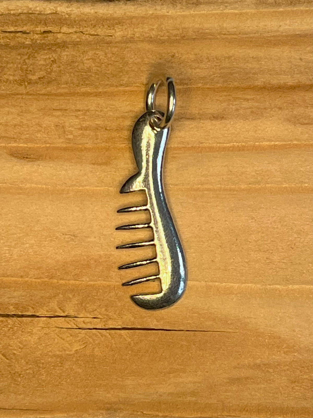 Small Comb 925 Sterling Silver Pendant