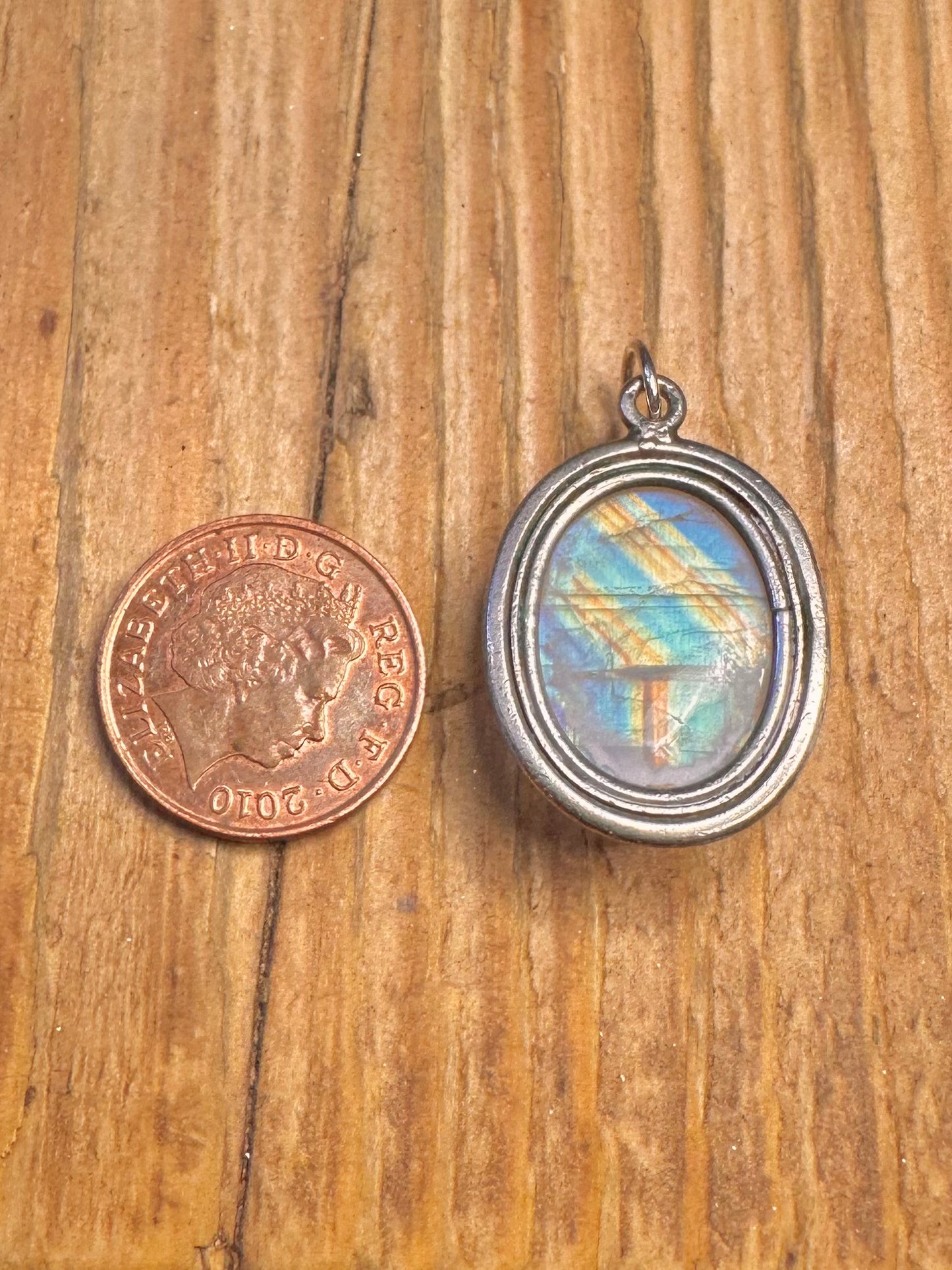 Moonstone Oval 925 Sterling Silver Pendant