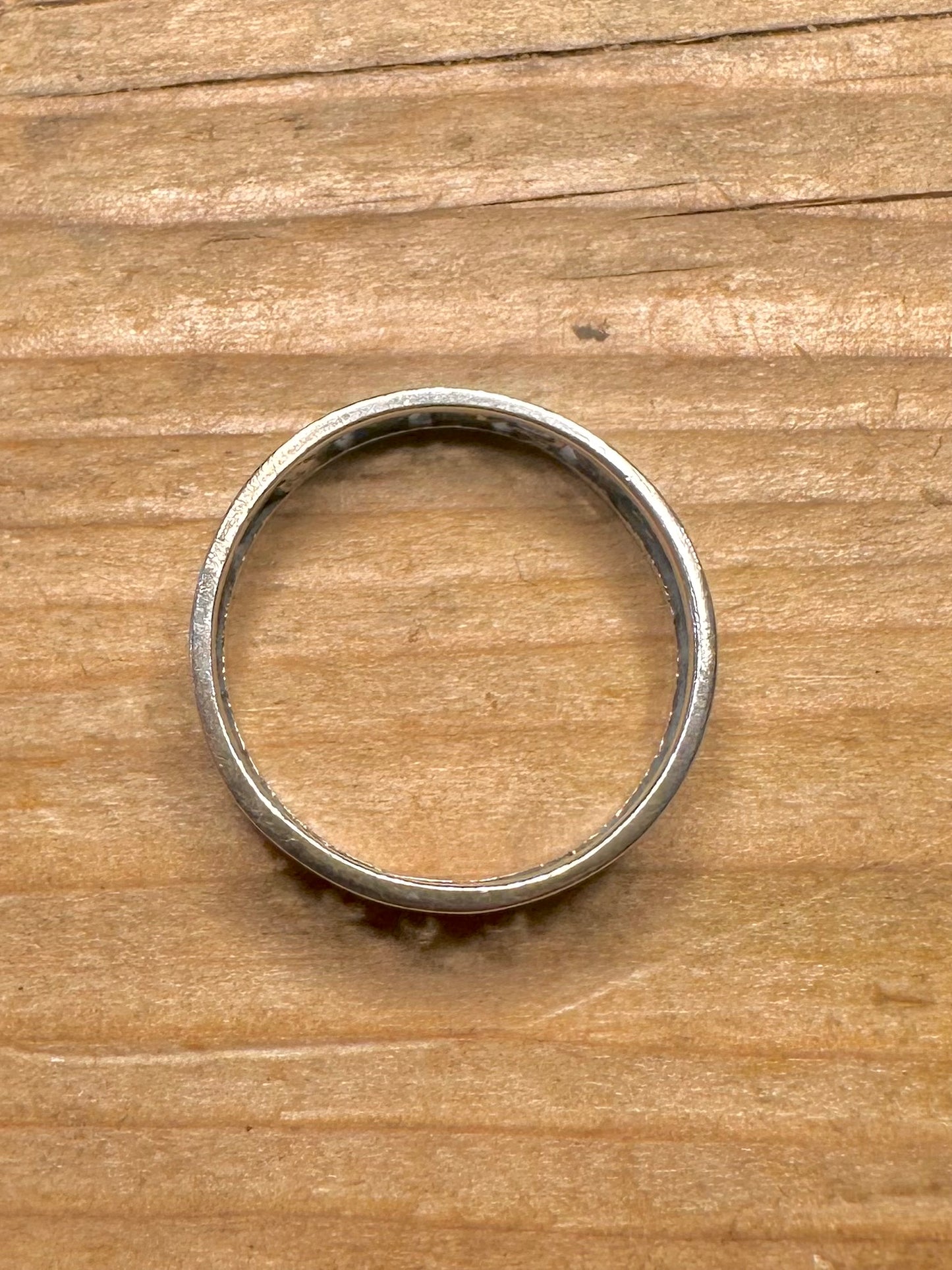 Vintage Infinity Band 925 Sterling Silver Size U1/2 Ring