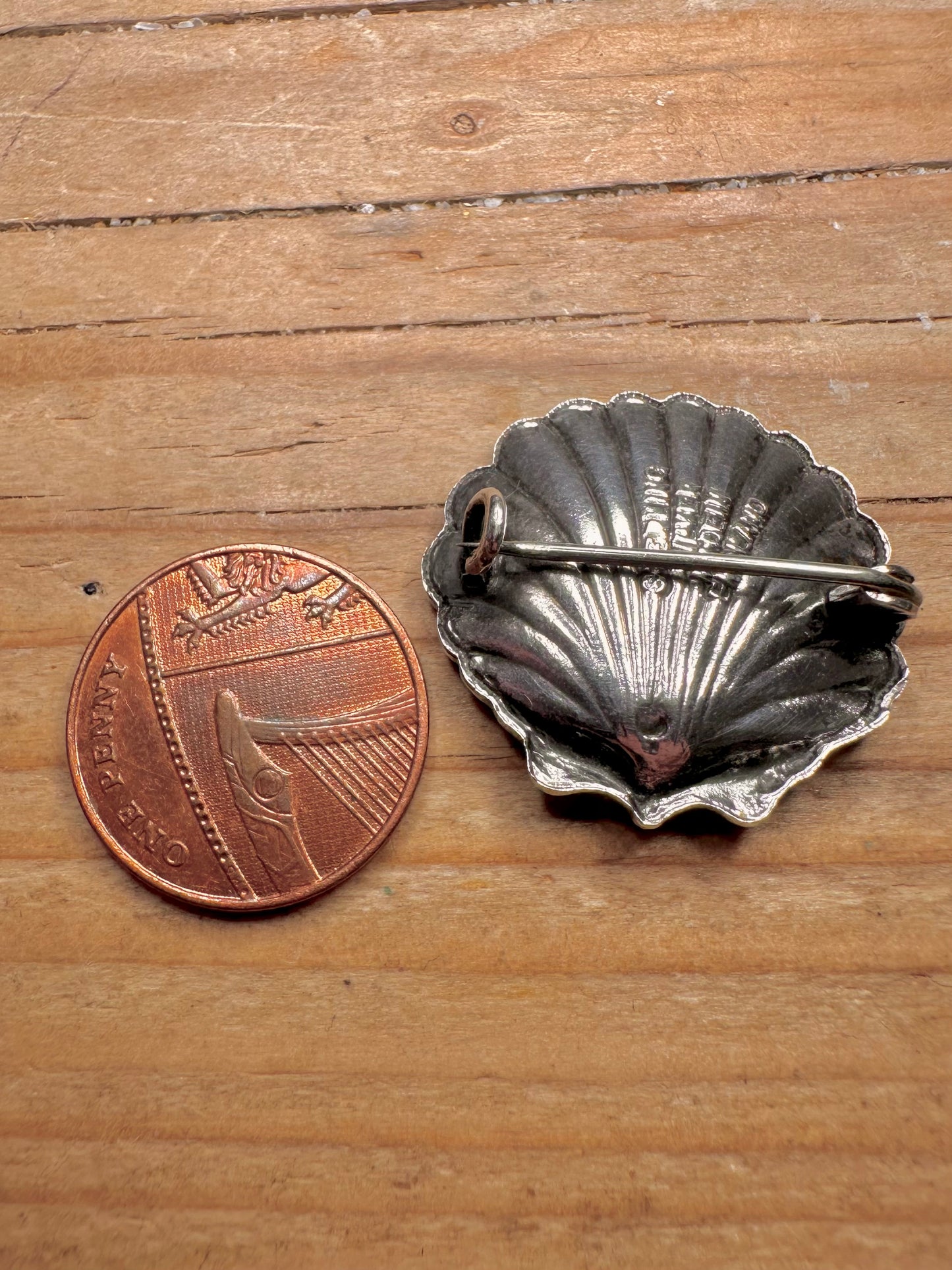 Vintage Bernard Instone Pink Enamel Lucky Pixie 925 Sterling Silver Made in England Brooch