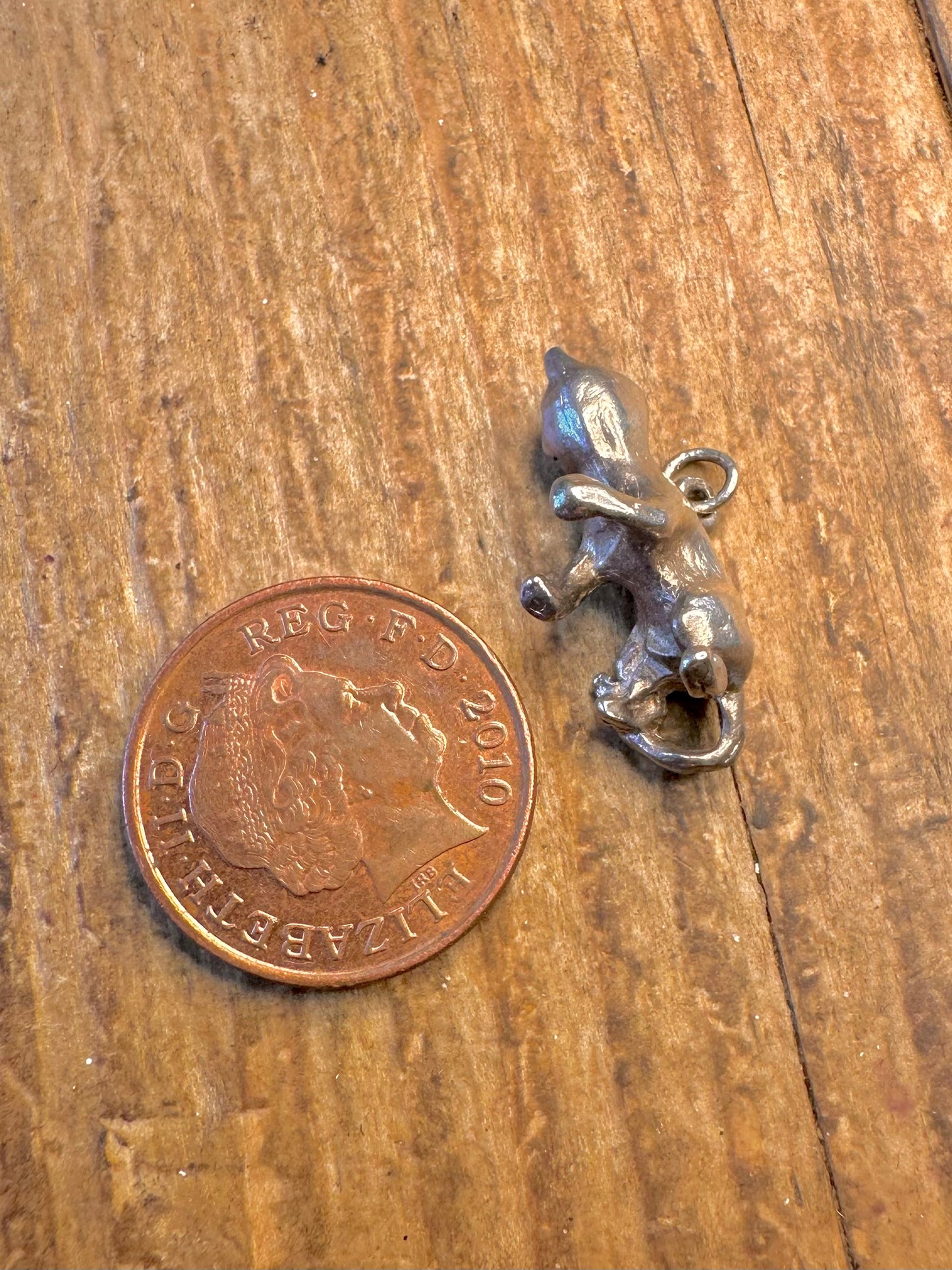 Cat 925 Sterling Silver Charm Pendant