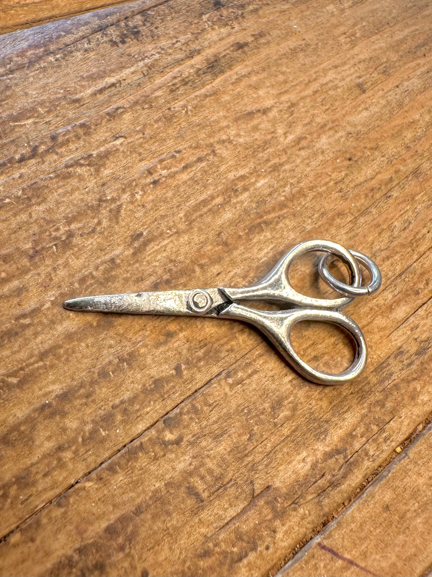 Large Scissors 925 Sterling Silver Pendant