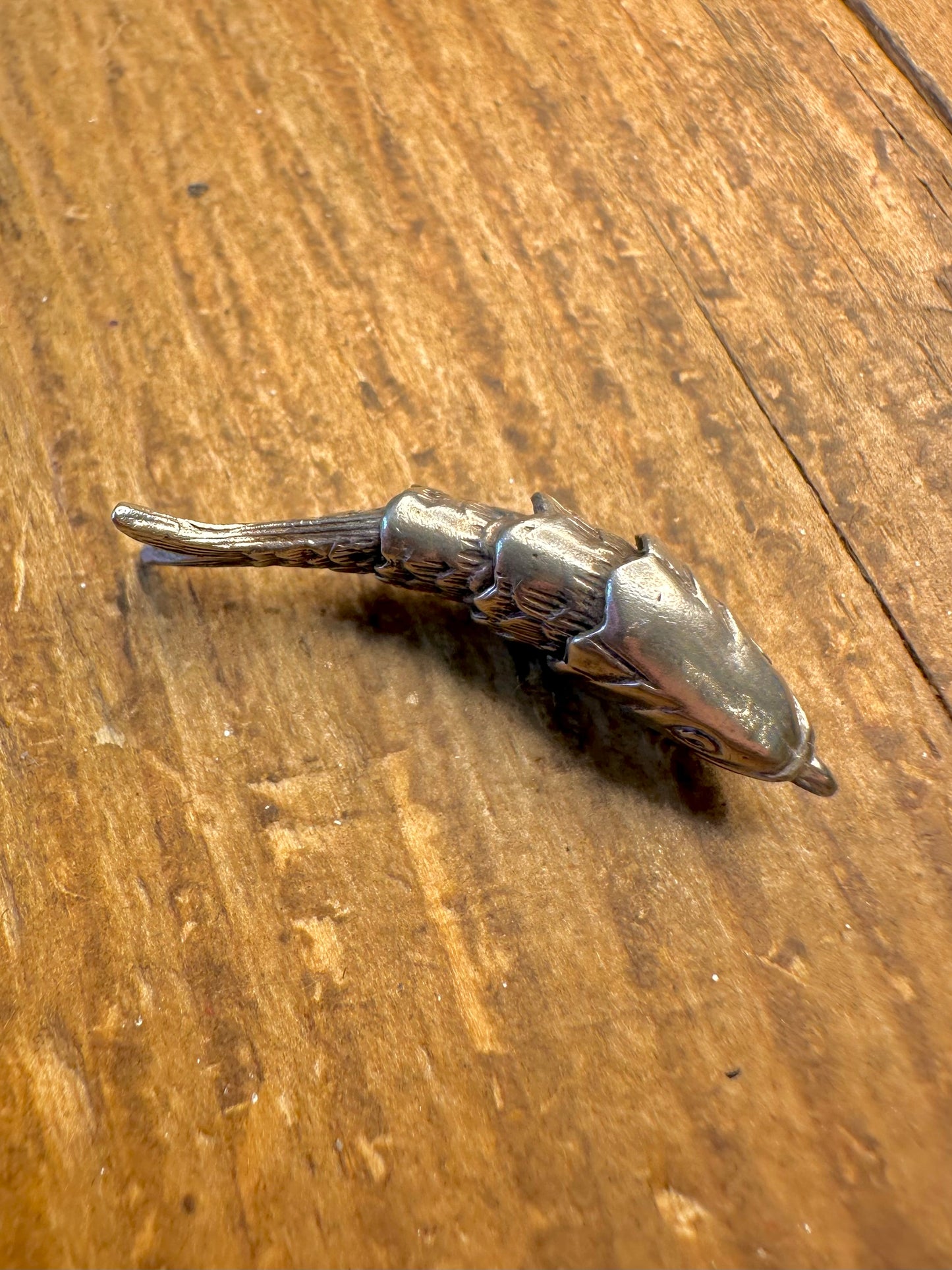 Articulated Moving Fish 925 Sterling Silver Pendant