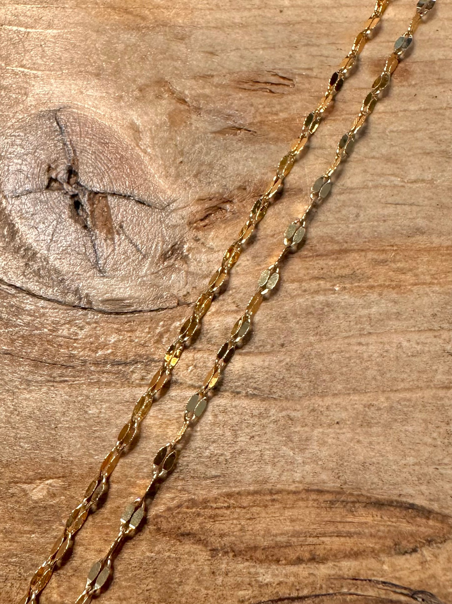 Modern Forzatina Chain Gold on 925 Silver 17.8 inch Necklace