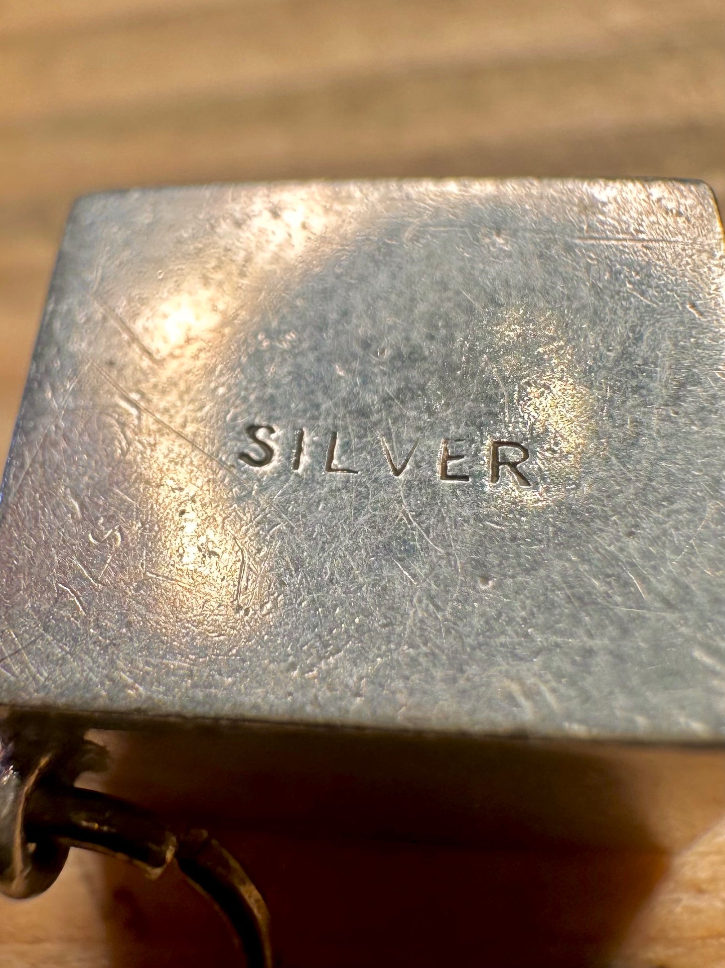 10 Shilling Note Emergency Old British 925 Sterling Silver Charm Pendant