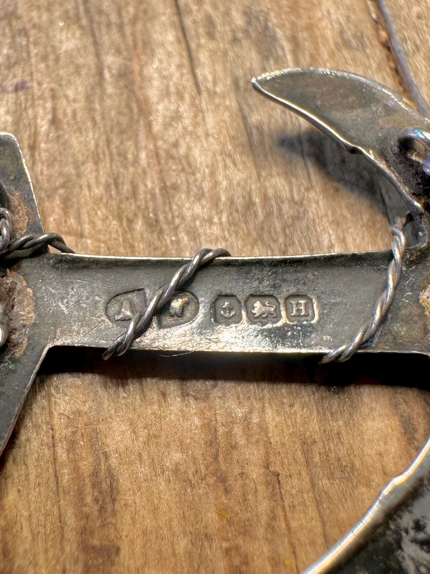 Empress of Australia 1932 Anchor 925 Sterling Silver Brooch
