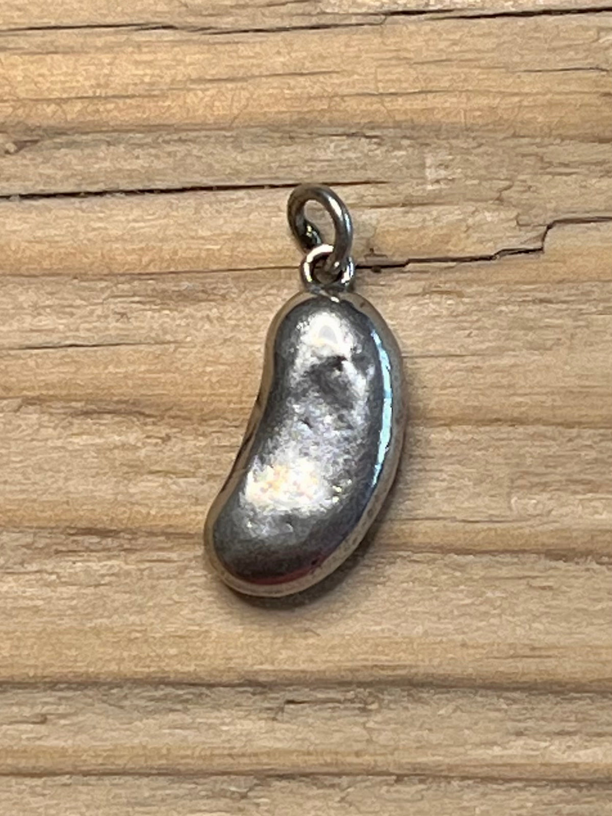 Small Bean 1866 Chester 925 Sterling Silver Pendant