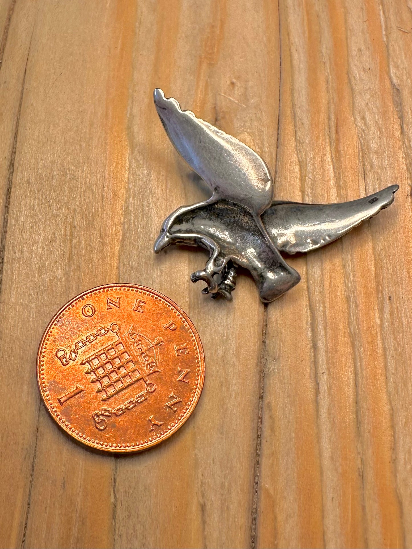 Vintage Eagle 925 Silver Pendant