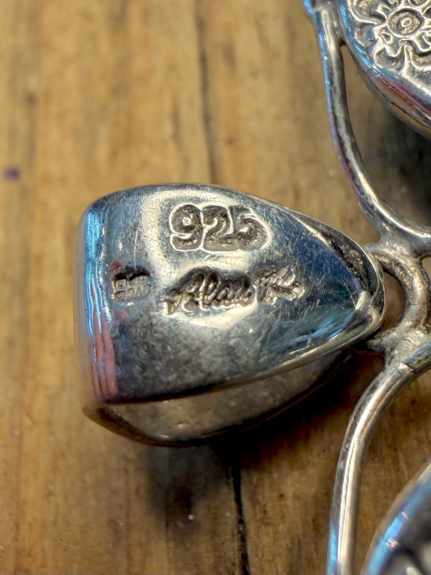 Butterfly Maker Alan K Millefiori 925 Sterling Silver Pendant