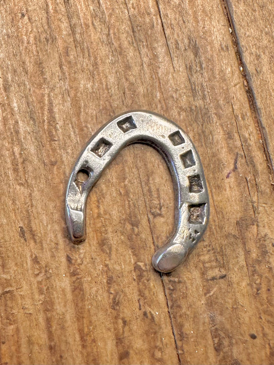 Horseshoe 1937 Good Luck Cockington HG&S England 925 Sterling Silver Pendant