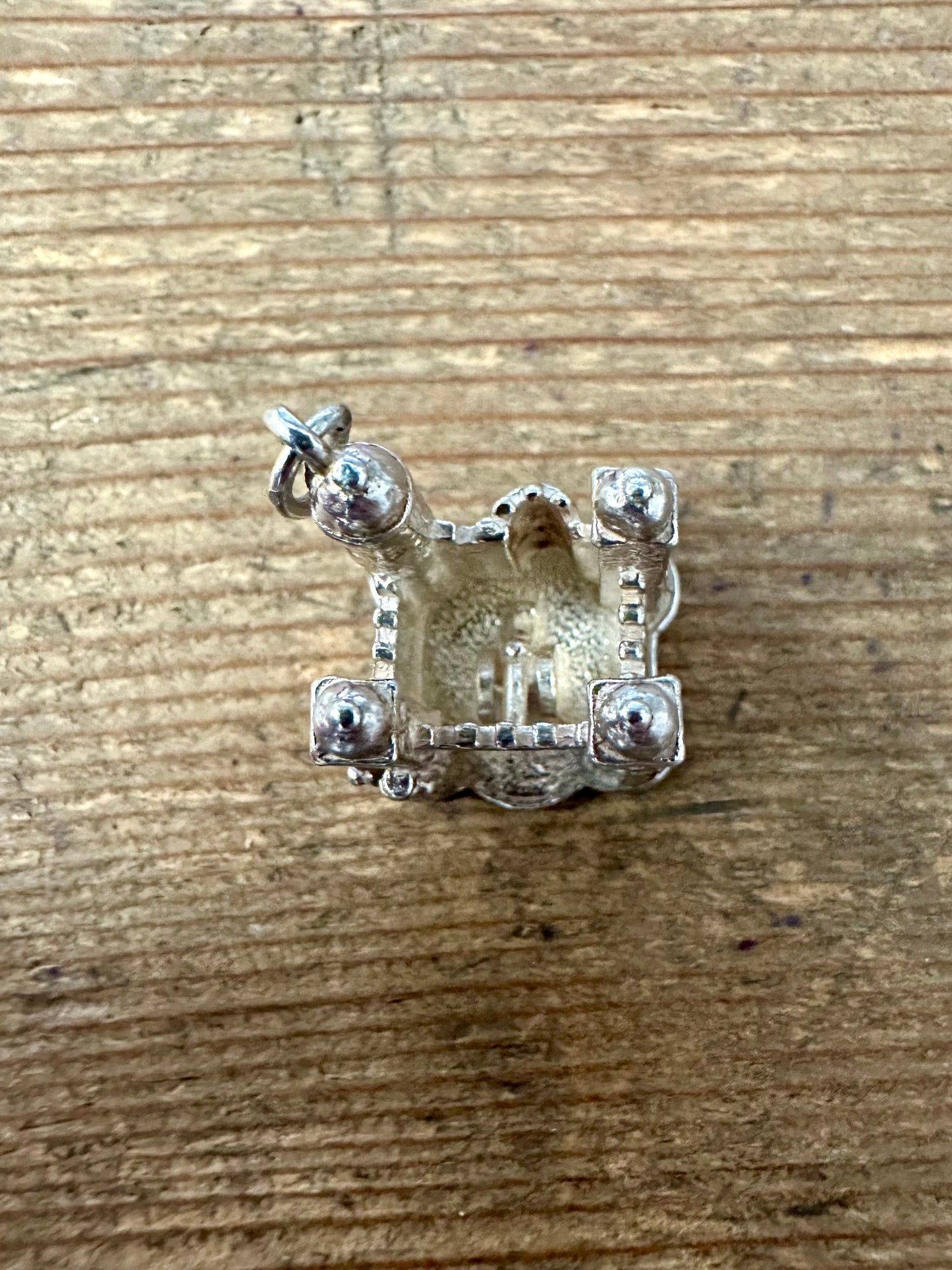 Vintage Tower of London 925 Silver Charm Pendant