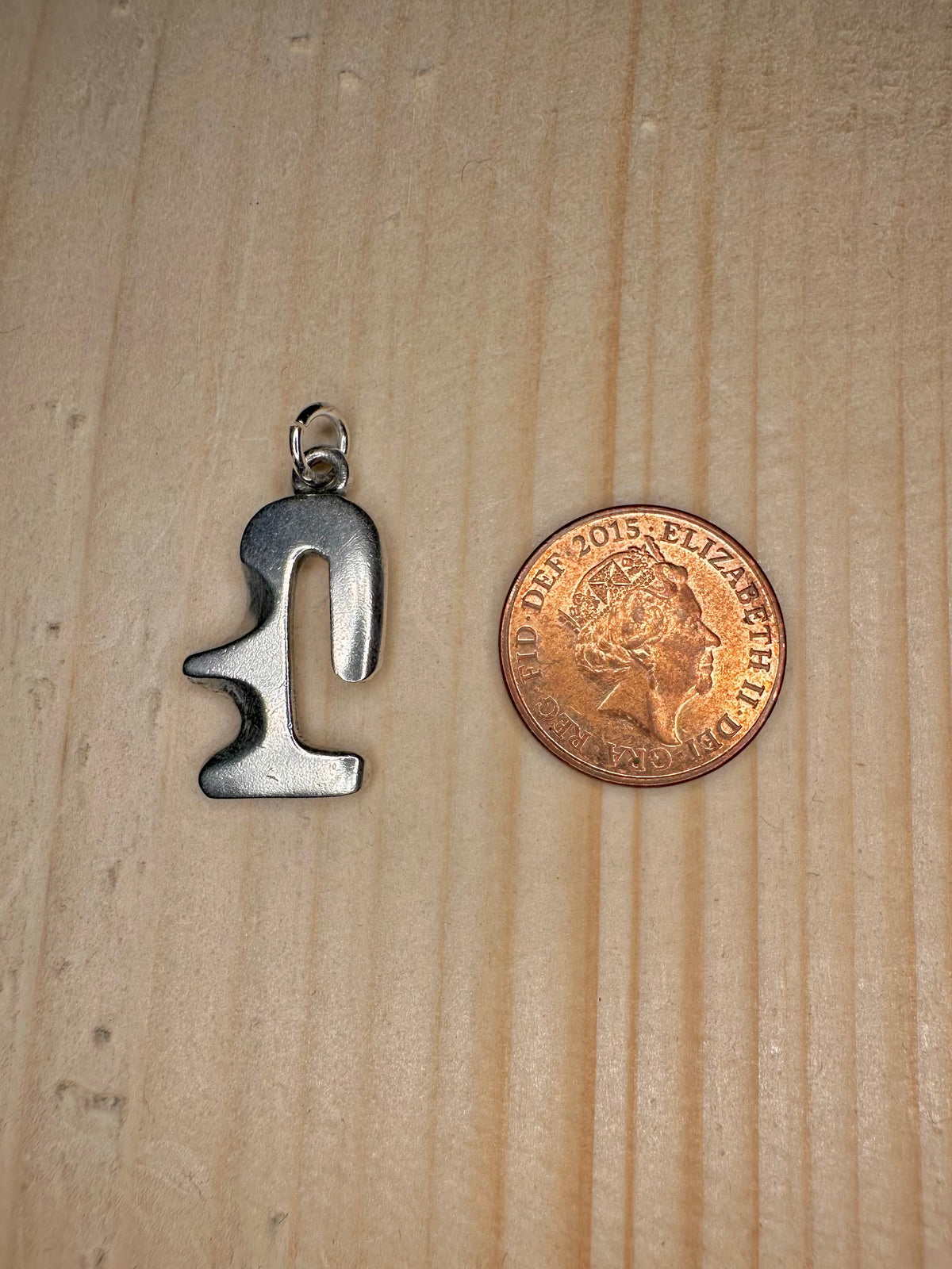 Abstract Modernist 925 Sterling Silver Pendant
