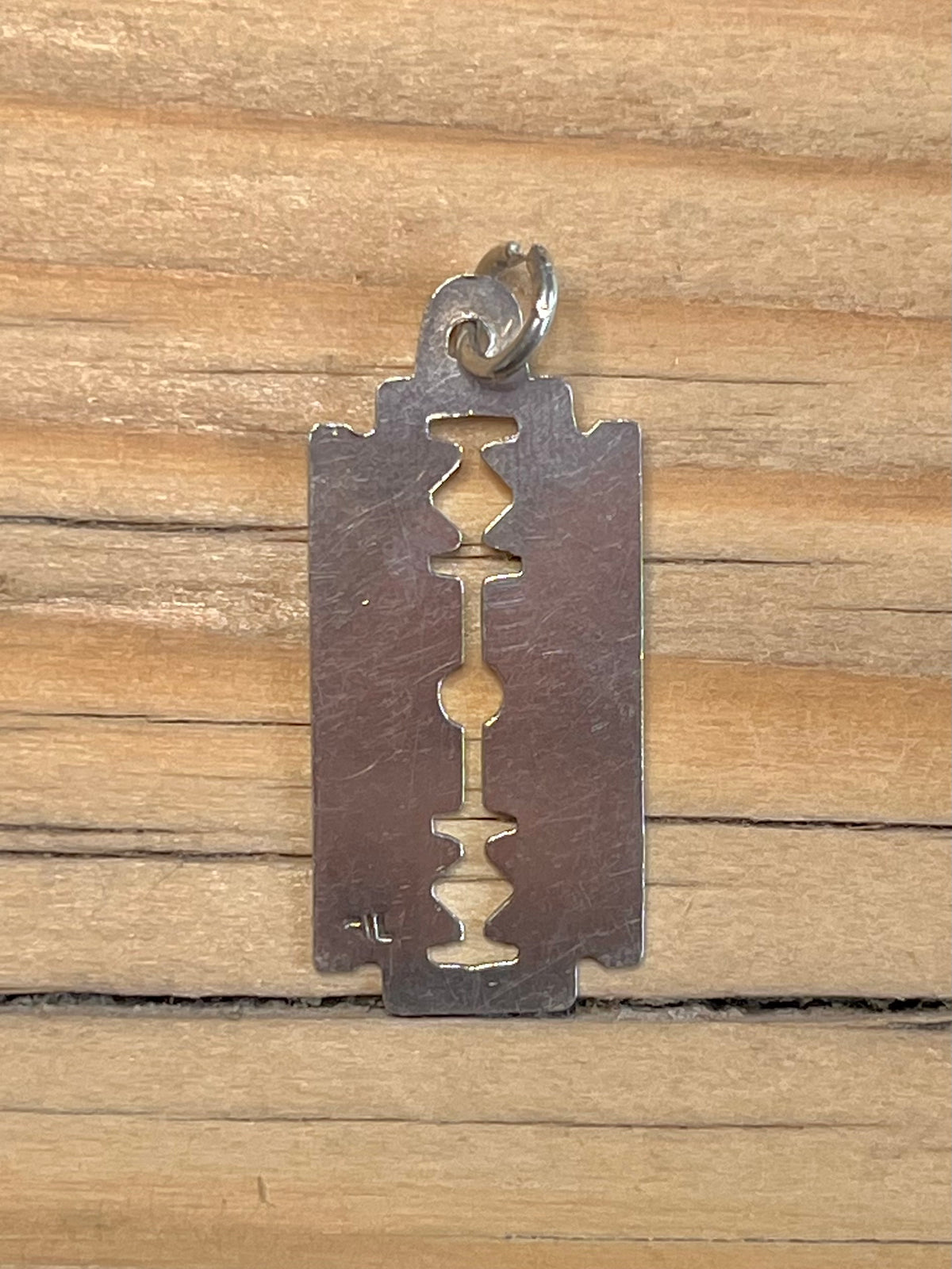 Razor Blade 925 Sterling Silver Pendant