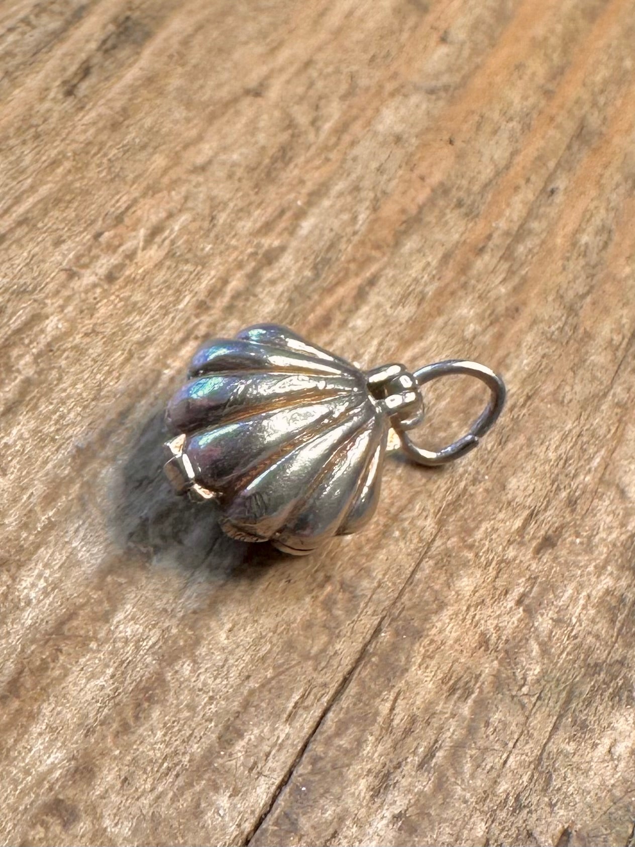 Oyster Clam Hinged with Pearl Maker CHIM 925 Sterling Silver Charm Pendant