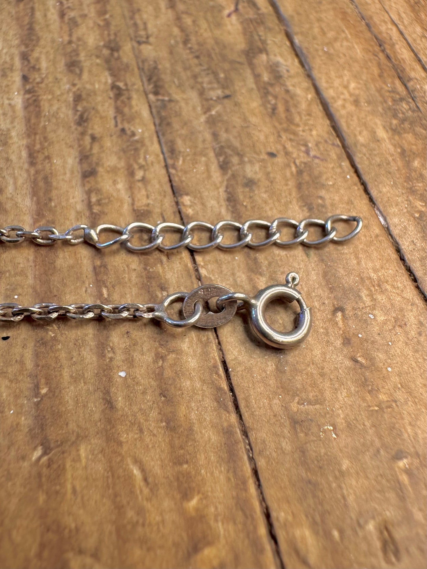 Labradorit Mehrfach-Tropfen-Kabelkette 925 Sterling Silber 38 bis 41 cm Halskette