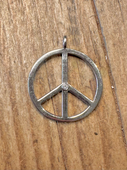 Thomas Sabo Peace Diamond 925 Sterling Silver Pendant