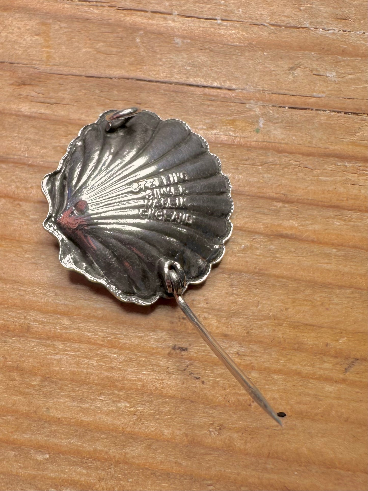 Vintage Bernard Instone Pink Enamel Lucky Pixie 925 Sterling Silver Made in England Brooch