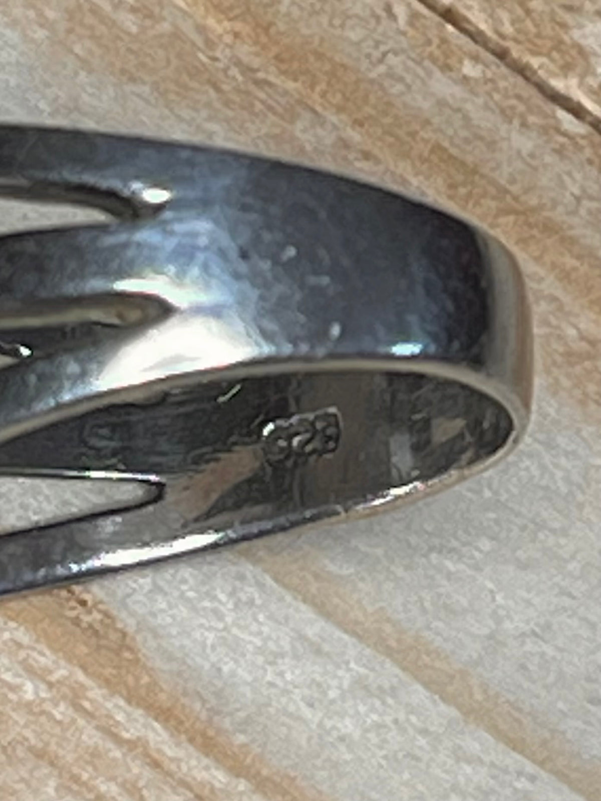 Oval Mother Of Pearl 925 Sterling Silver Size S Ring