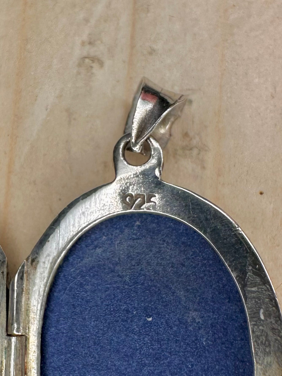 Engraved Oval Locket 925 Sterling Silver Pendant