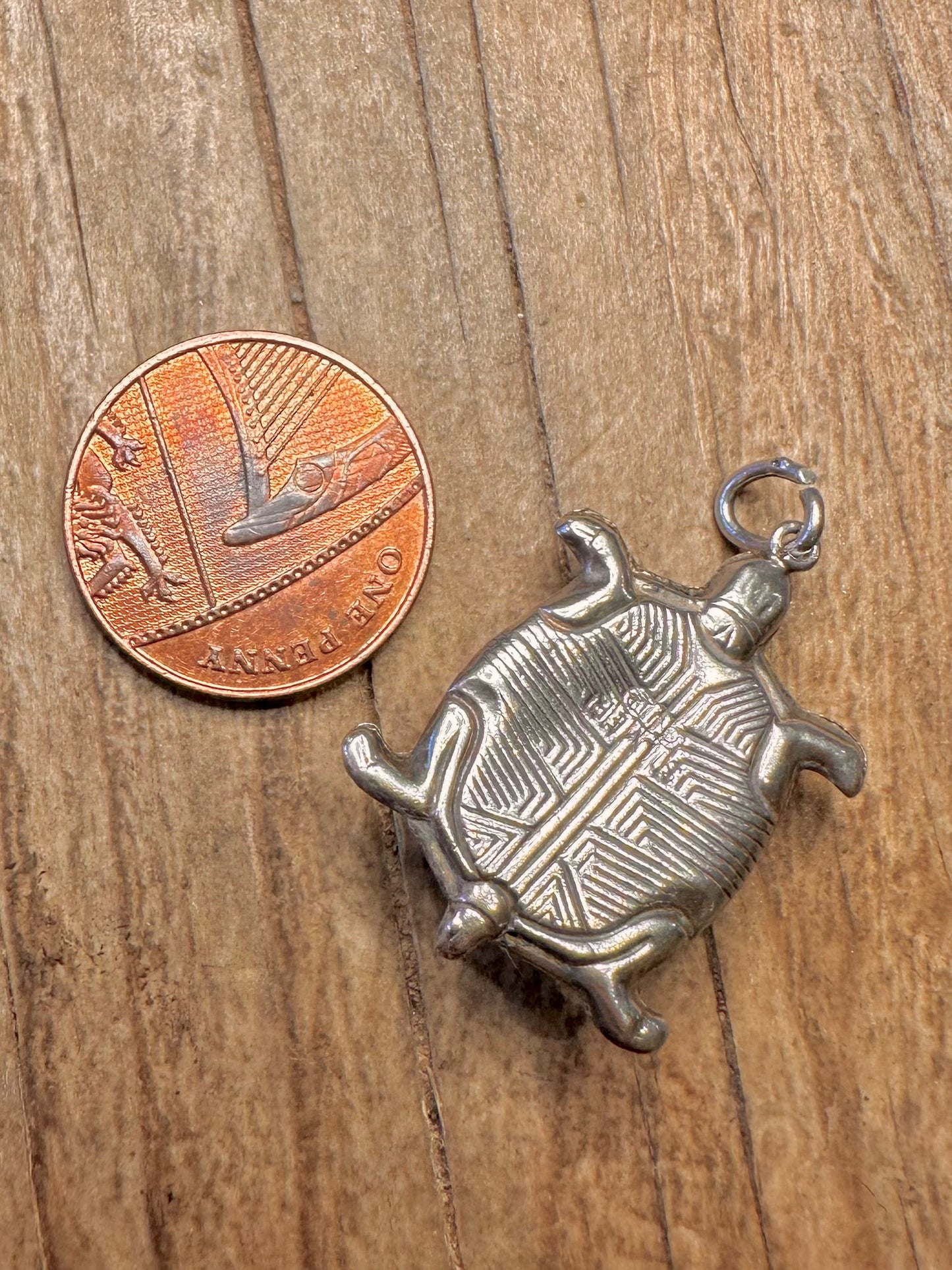 Vintage Georg Jensen Ltd Turtle 925 Sterling Silver Pendant