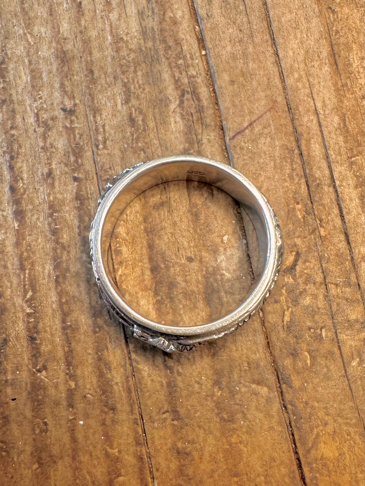 Dragon Spinner Band 925 Sterling Silver Size Z+2 1/2 Ring