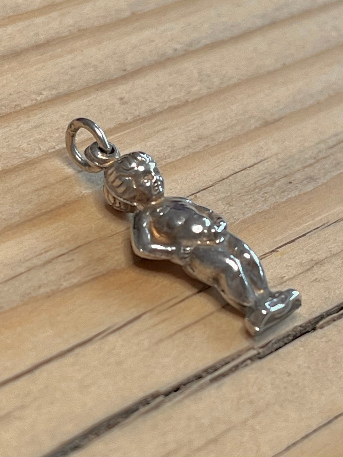 Manneken Pis Statue 925 Sterling Silver Pendant