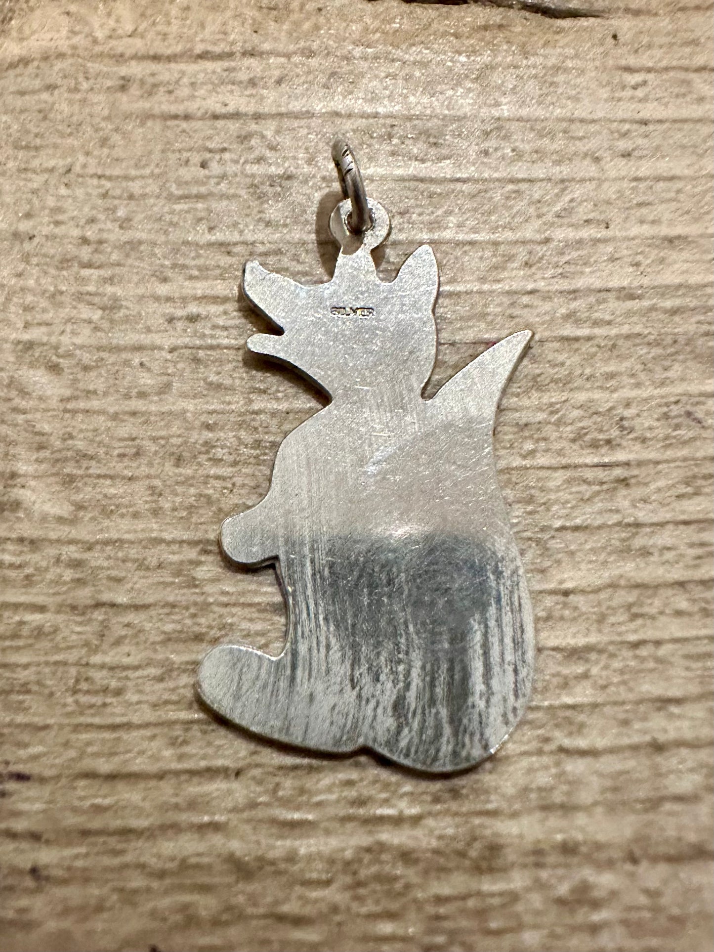 Vintage Basil Brush 925 Silver Pendant