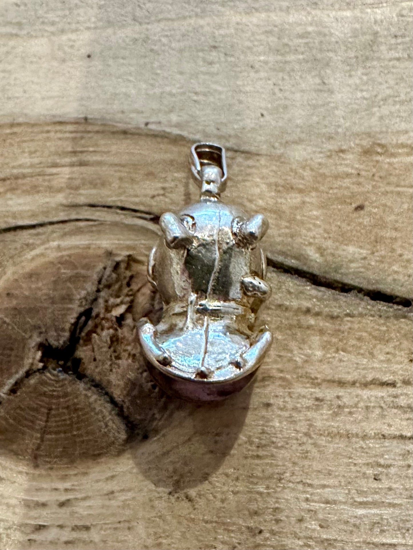 Vintage Sea Diver Helmet 925 Silver Charm Pendant