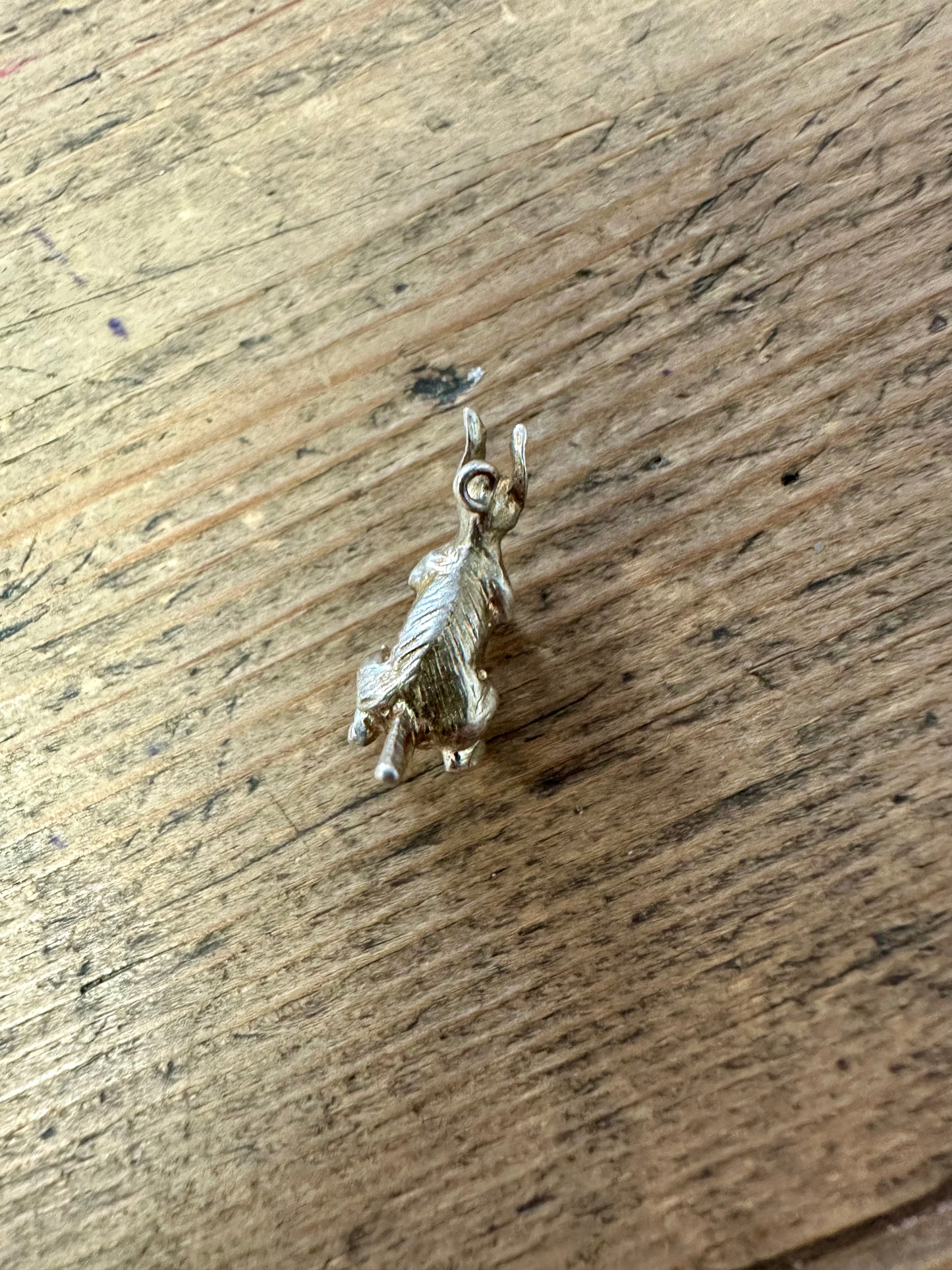 Vintage Kangaroo 925 Silver Charm Pendant