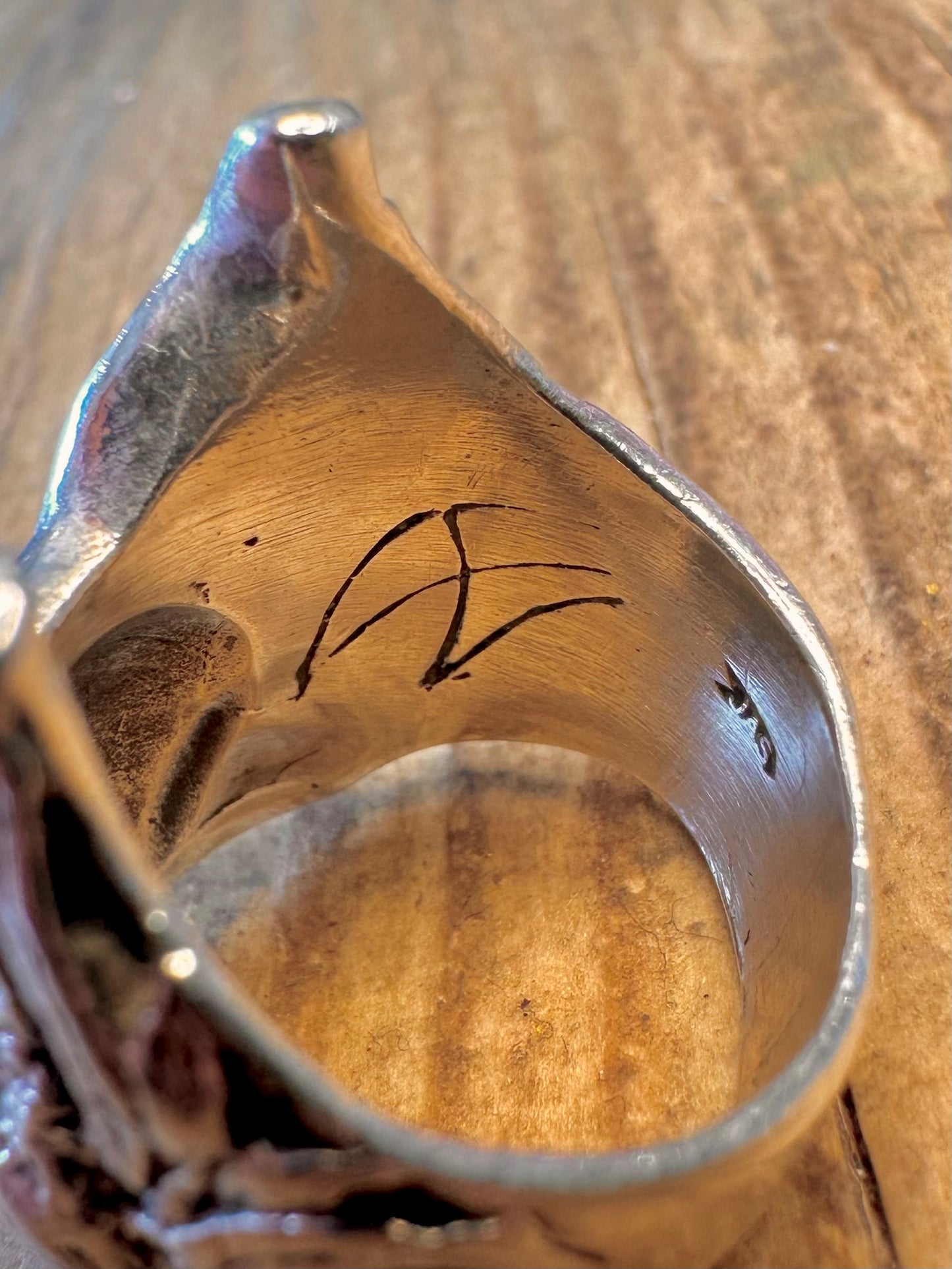 Lynx Katze Verrücktes Schwein Design 925 Sterling Silber Größe O Ring