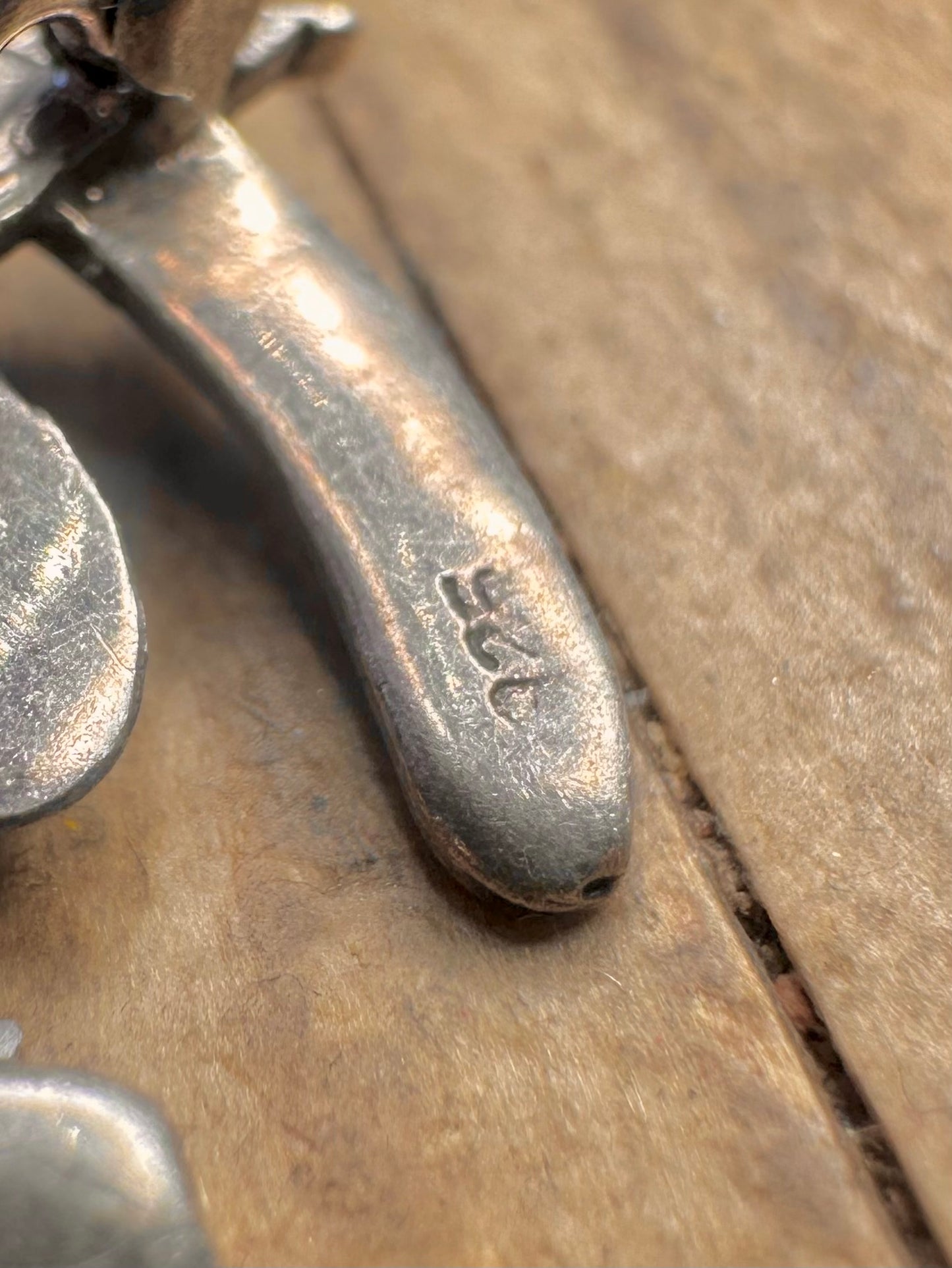 Hufeisenbrosche aus 925er Sterlingsilber