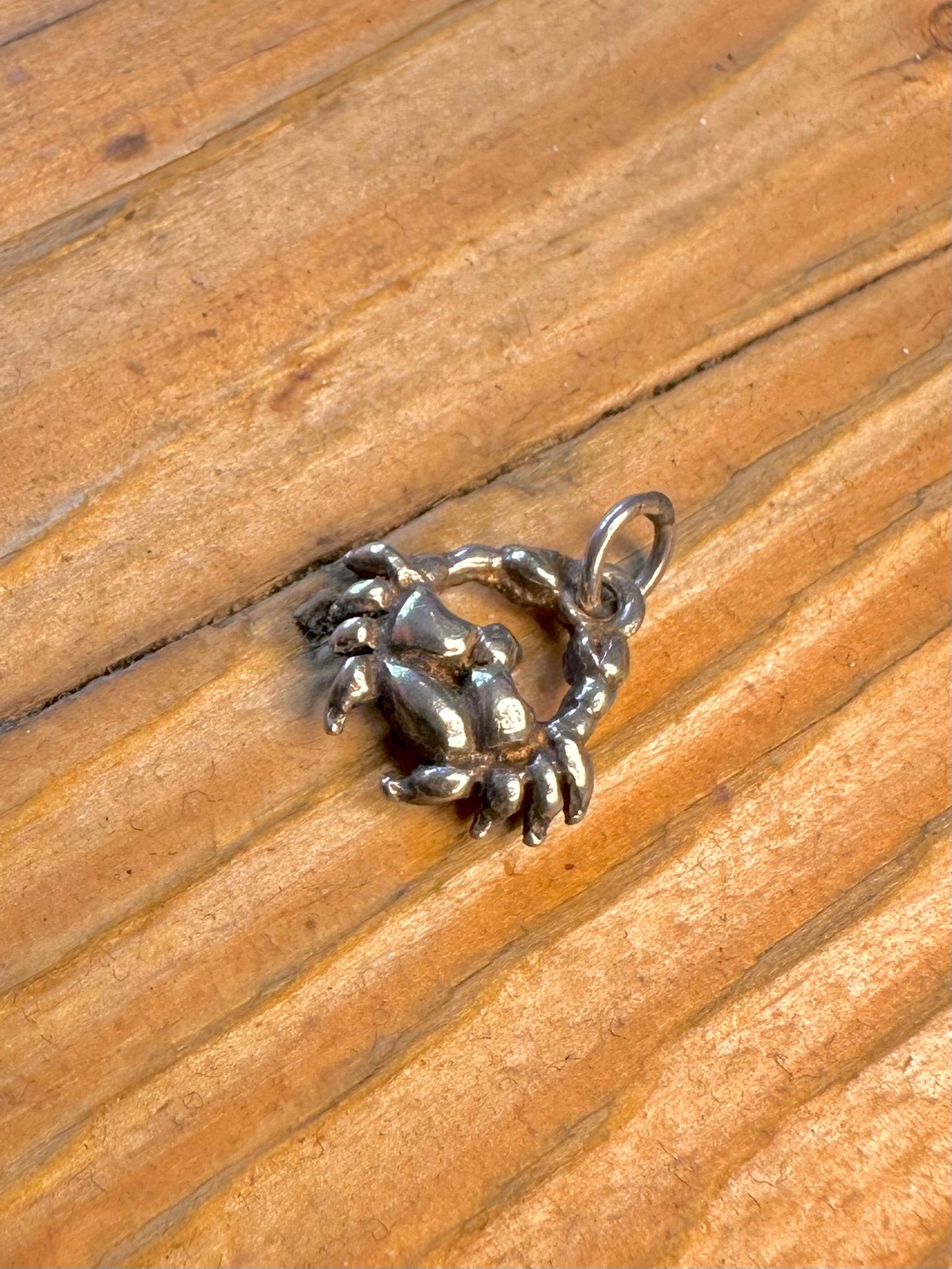 Crab 925 Sterling Silver Charm Pendant