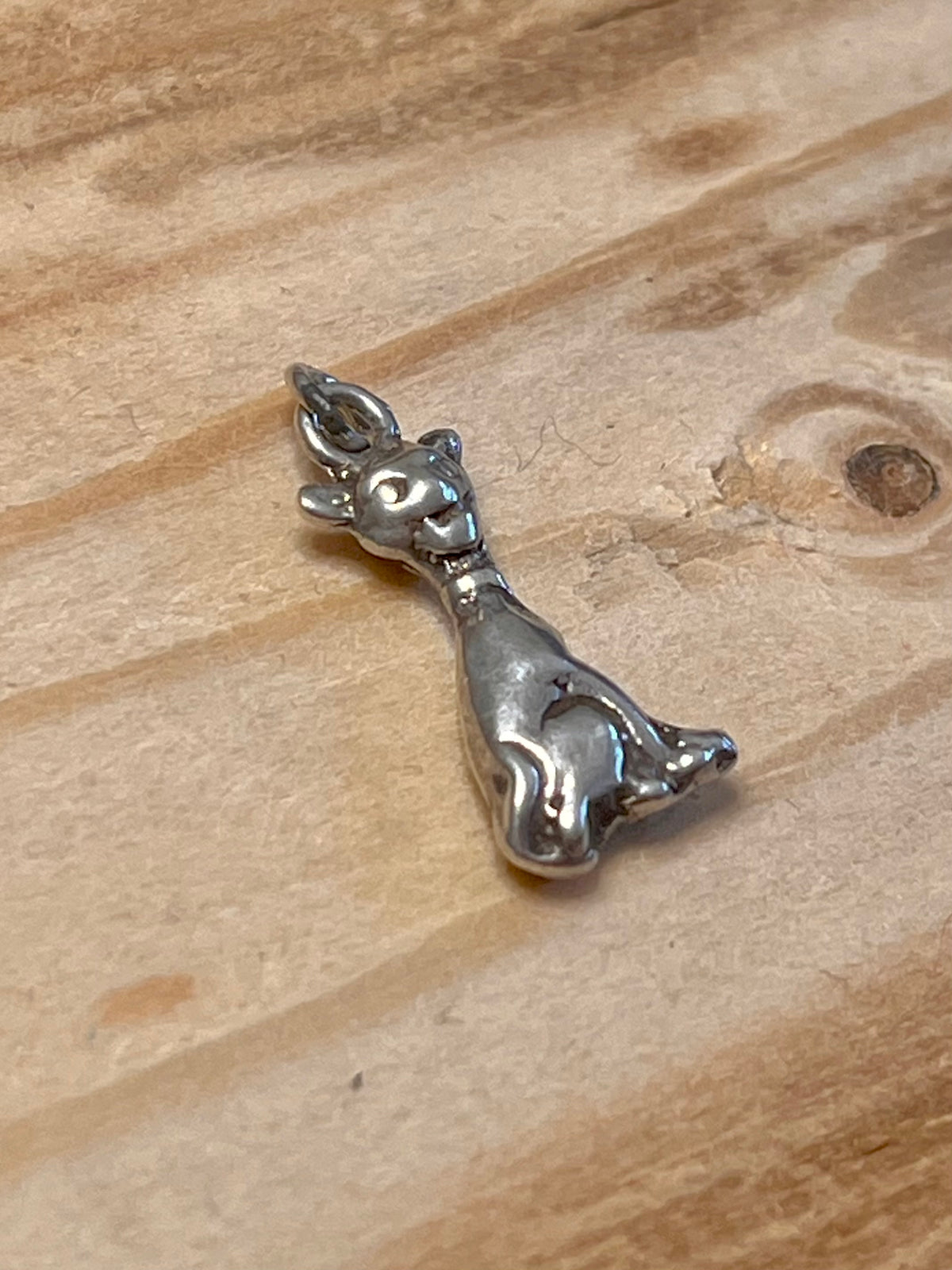 Sitting Cat 925 Sterling Silver Pendant