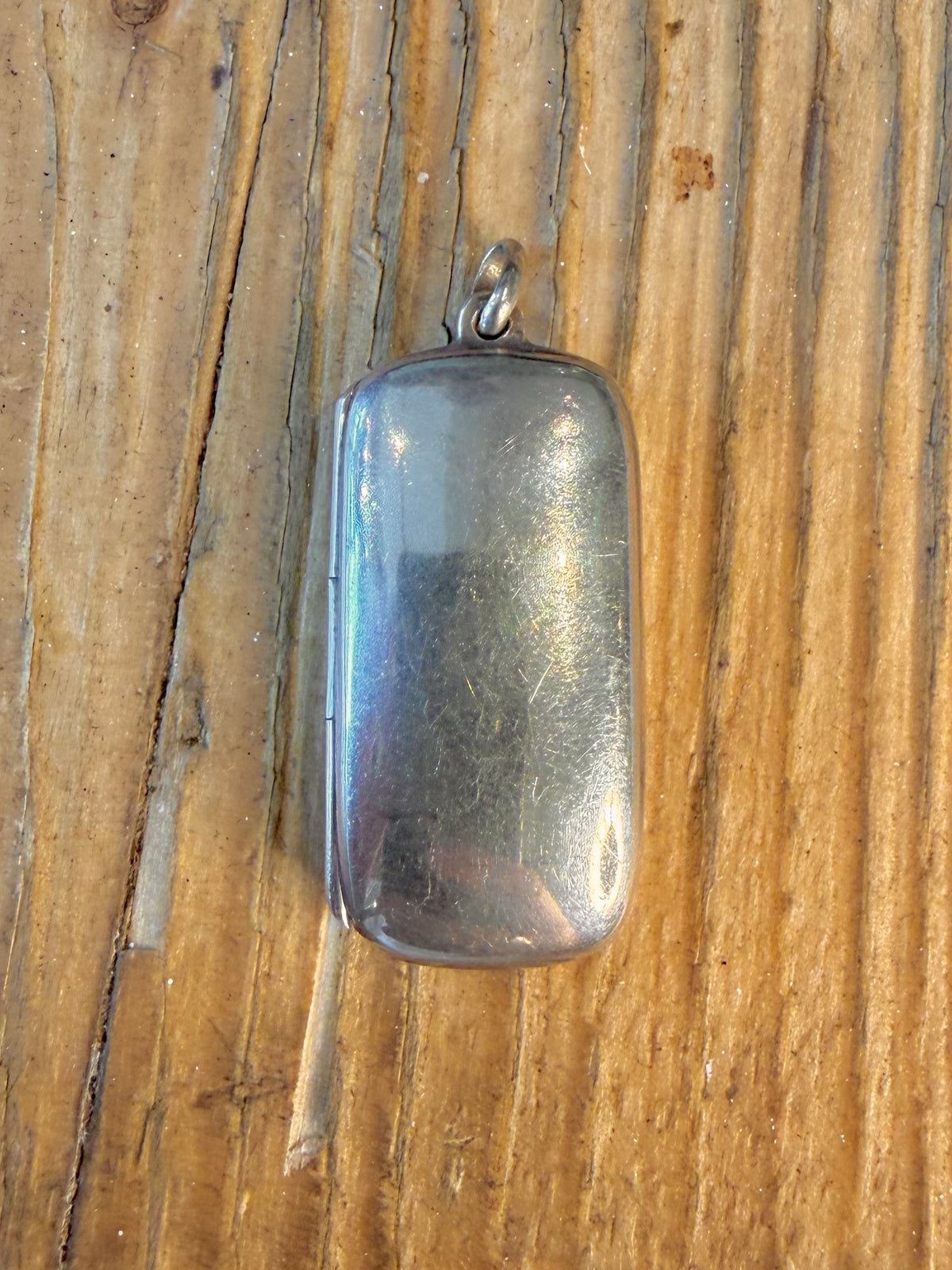 Rectangle Locket 925 Sterling Silver Pendant