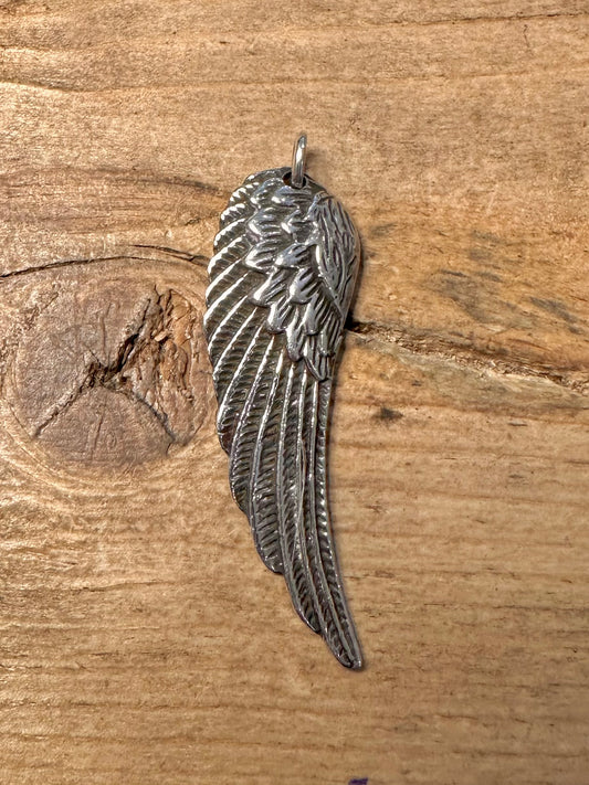 Vintage Wing 925 Silver Pendant