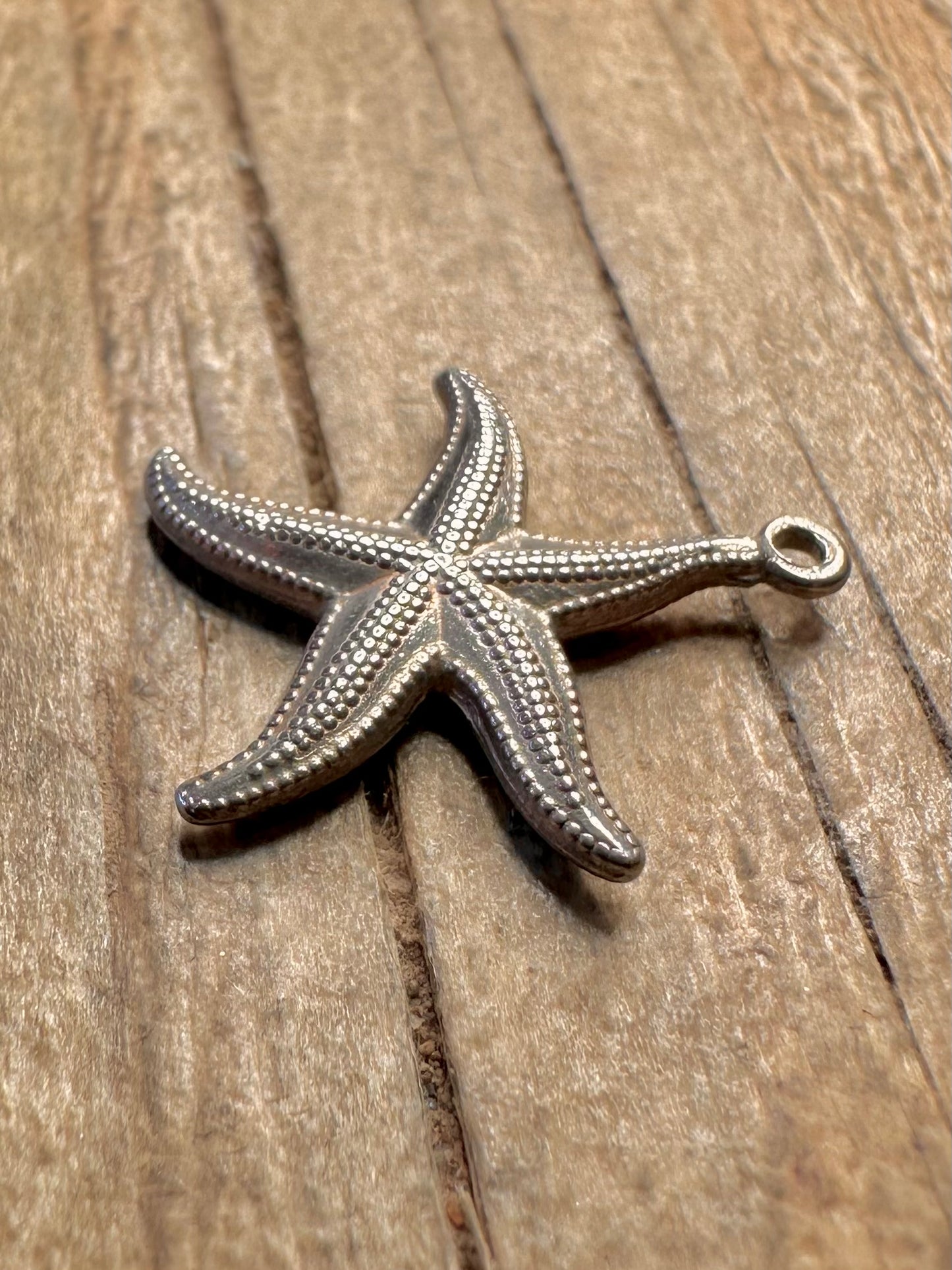 Vintage Starfish 925 Sterling Silver Charm Pendant