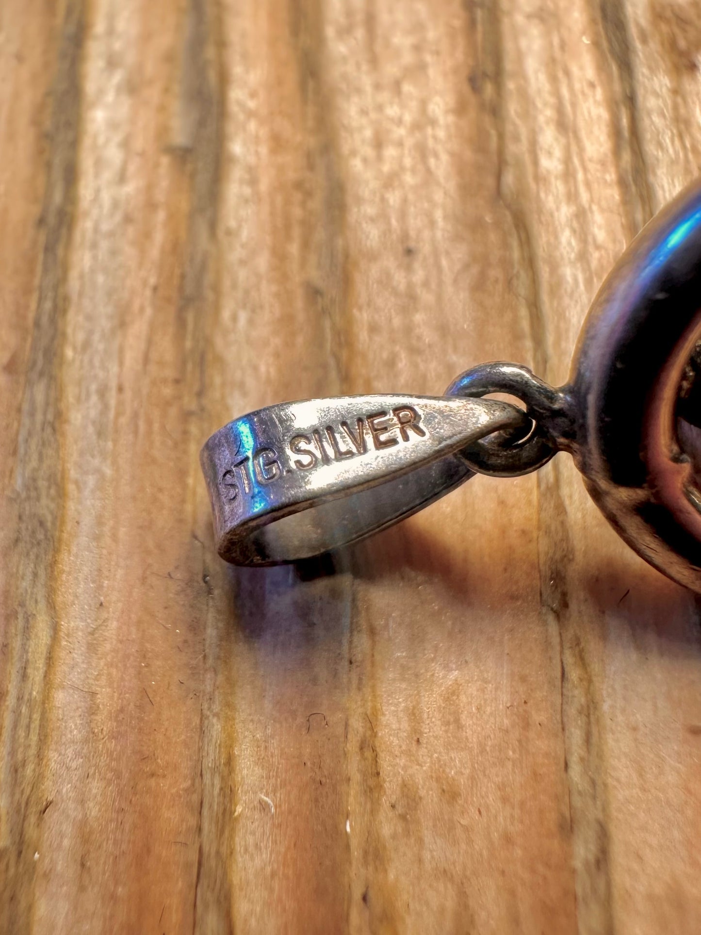 Amethyst Oval 925 Sterling Silber Anhänger