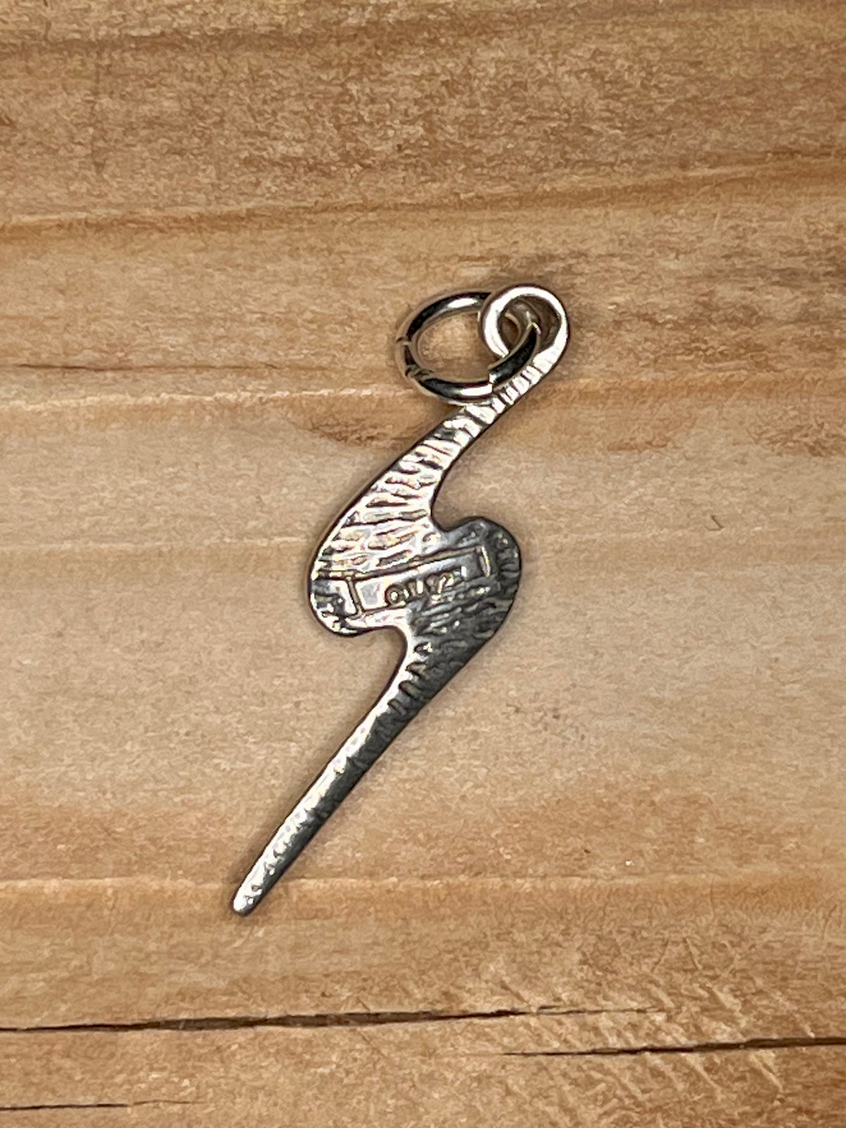 Small Simple Wave Maker CJL 925 Sterling Silver Pendant