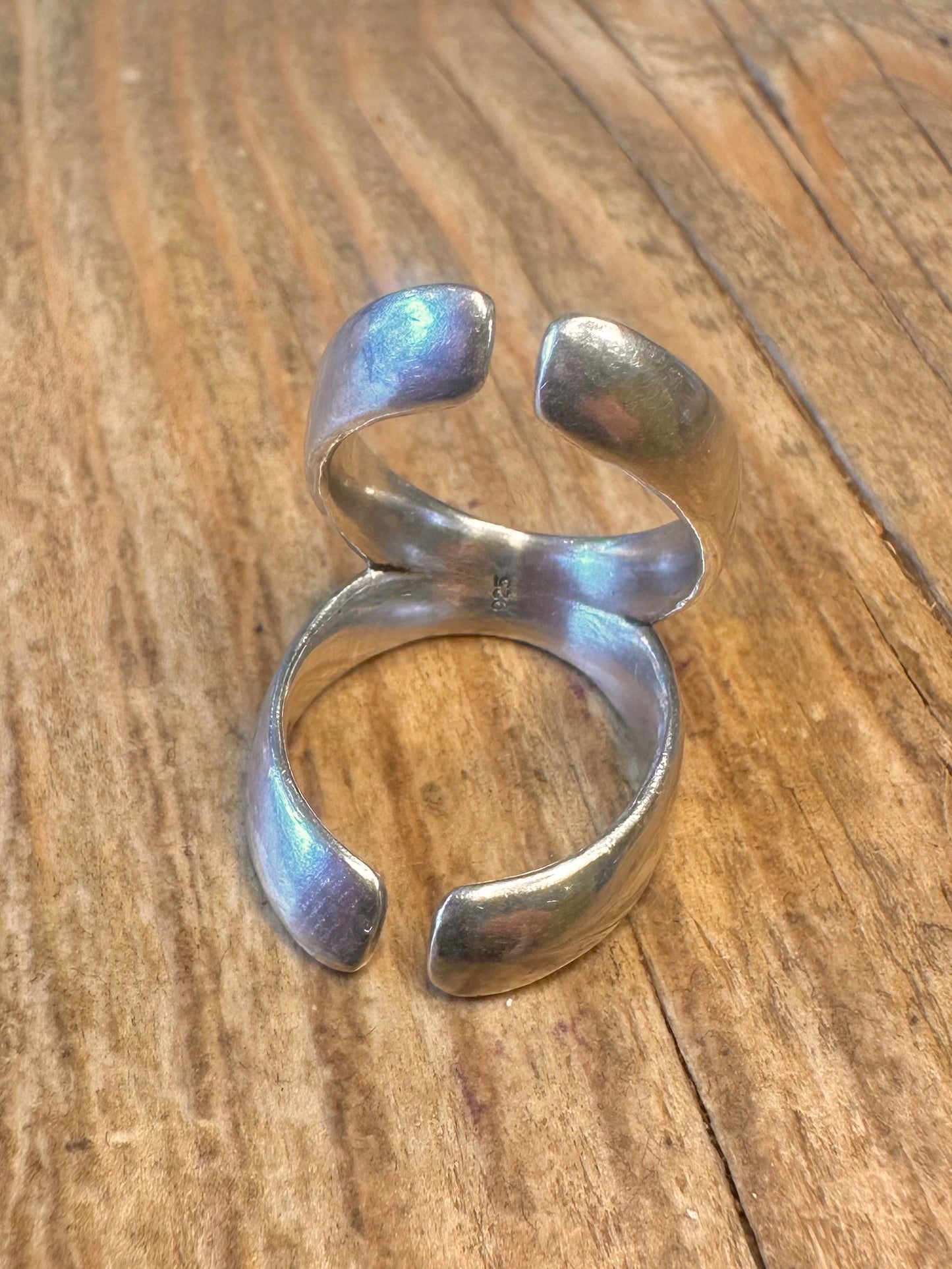Arthritis offener Ringschiene 925 Sterling Silber Größe i1/2 Ring