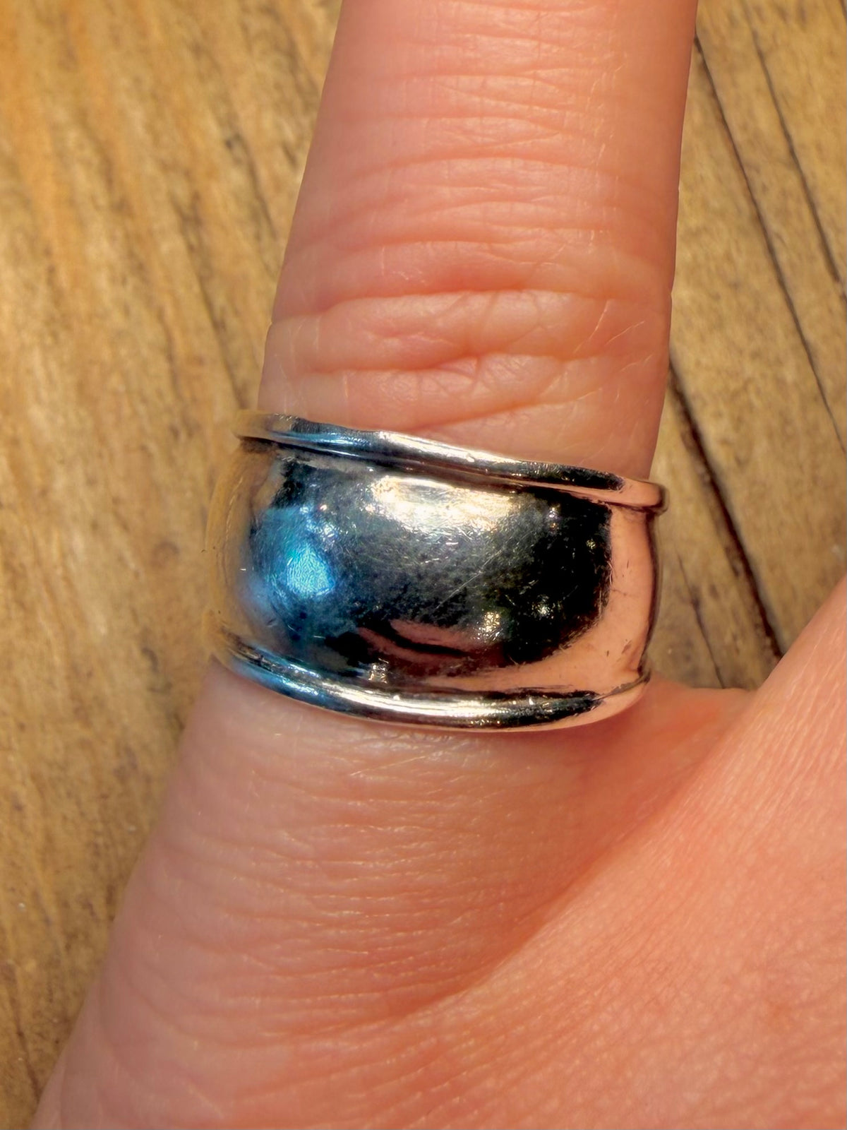 Dome Band 925 Sterling Silver Size O Ring
