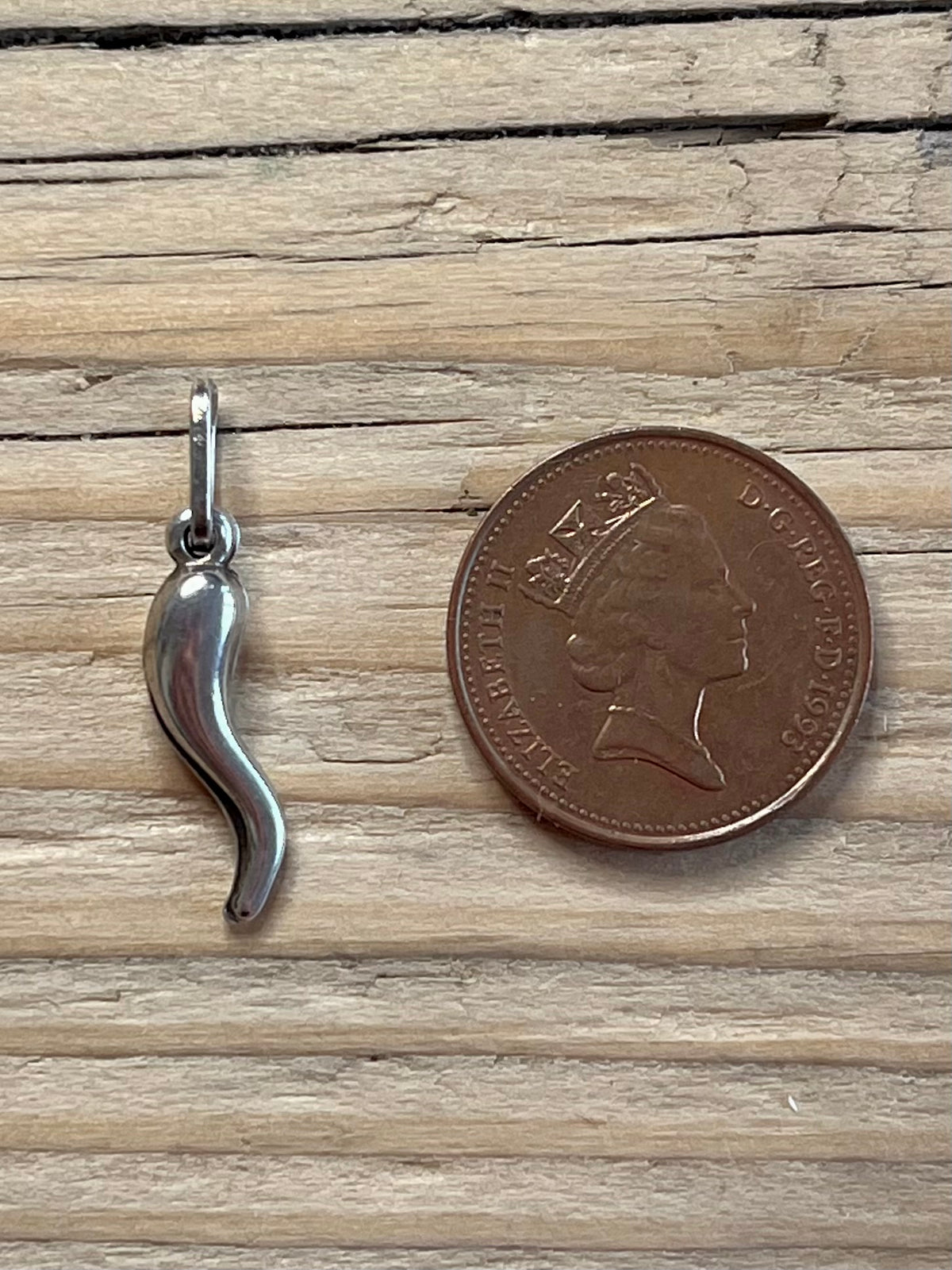 Small Chilli 925 ITALY Sterling Silver Pendant