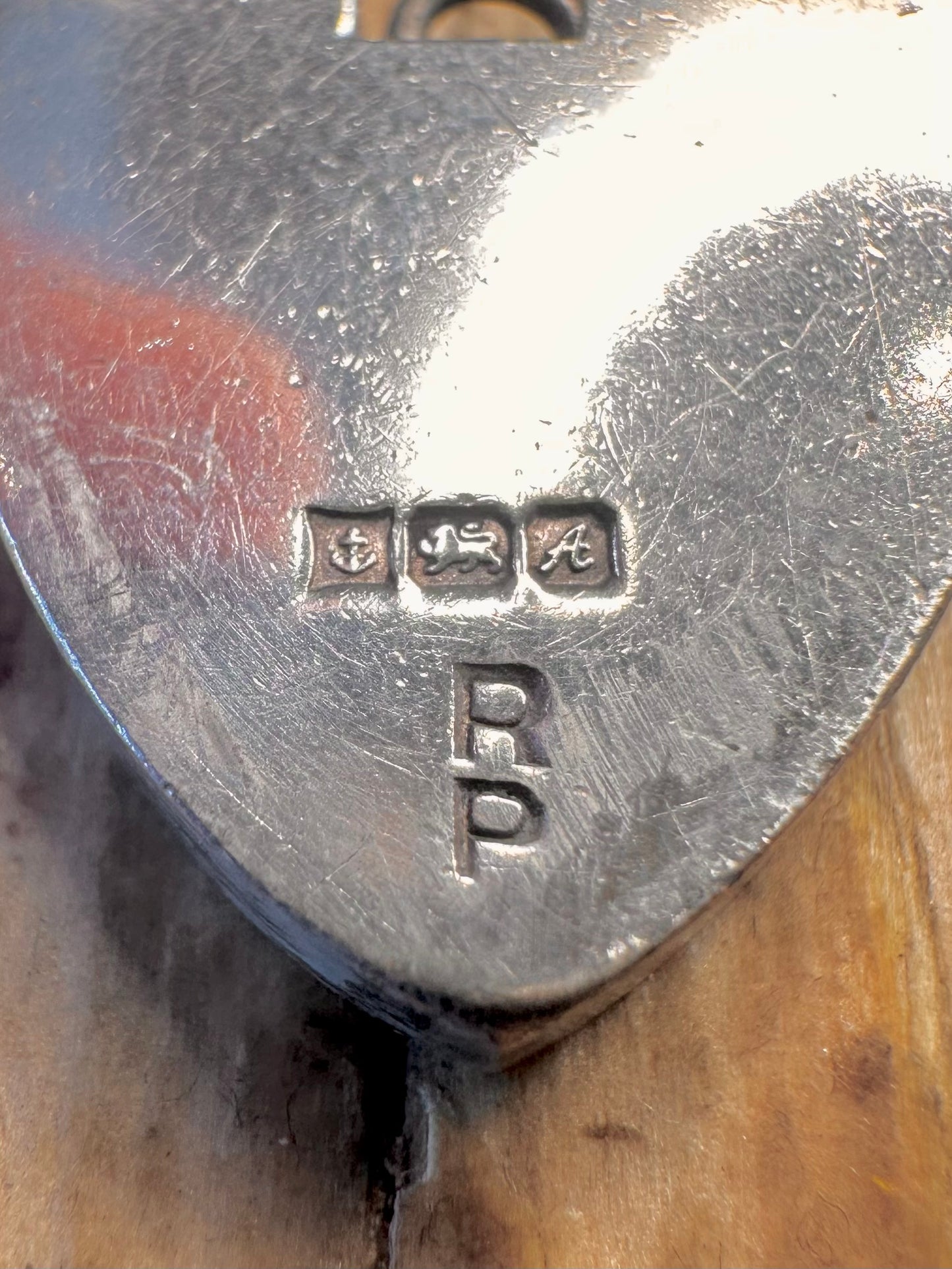Large 1975 Heart Padlock 925 Sterling Silver Pendant