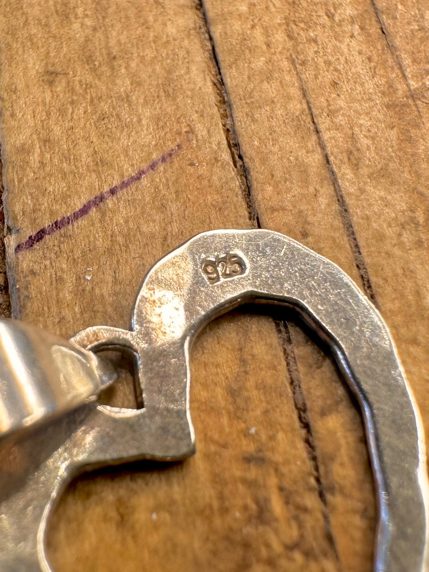 Hammered Heart 925 Sterling Silver Pendant